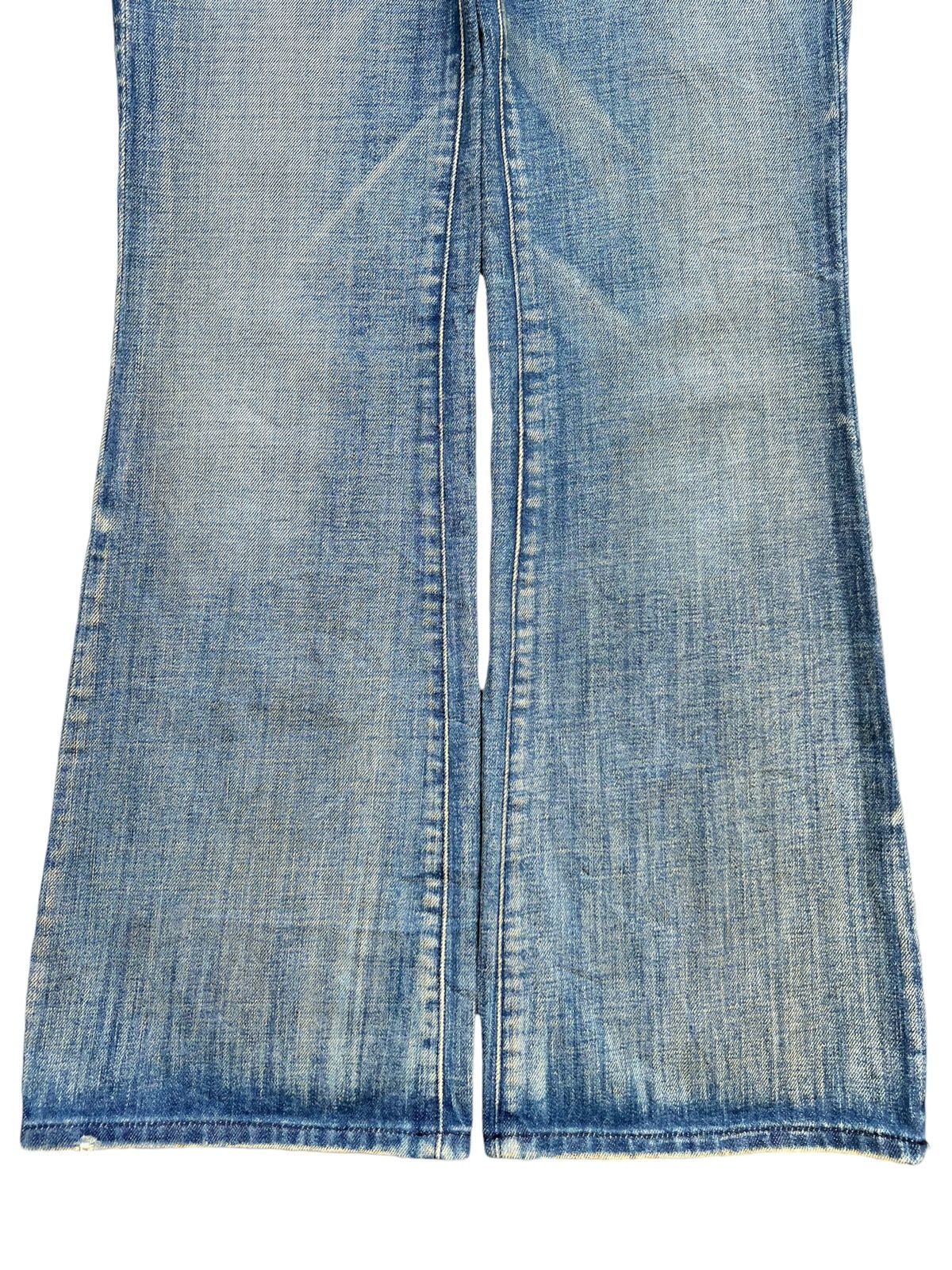 💥💥🔥 Vintage Diesel Rusty Wideleg Flare Denim Jeans 28x32 - 5