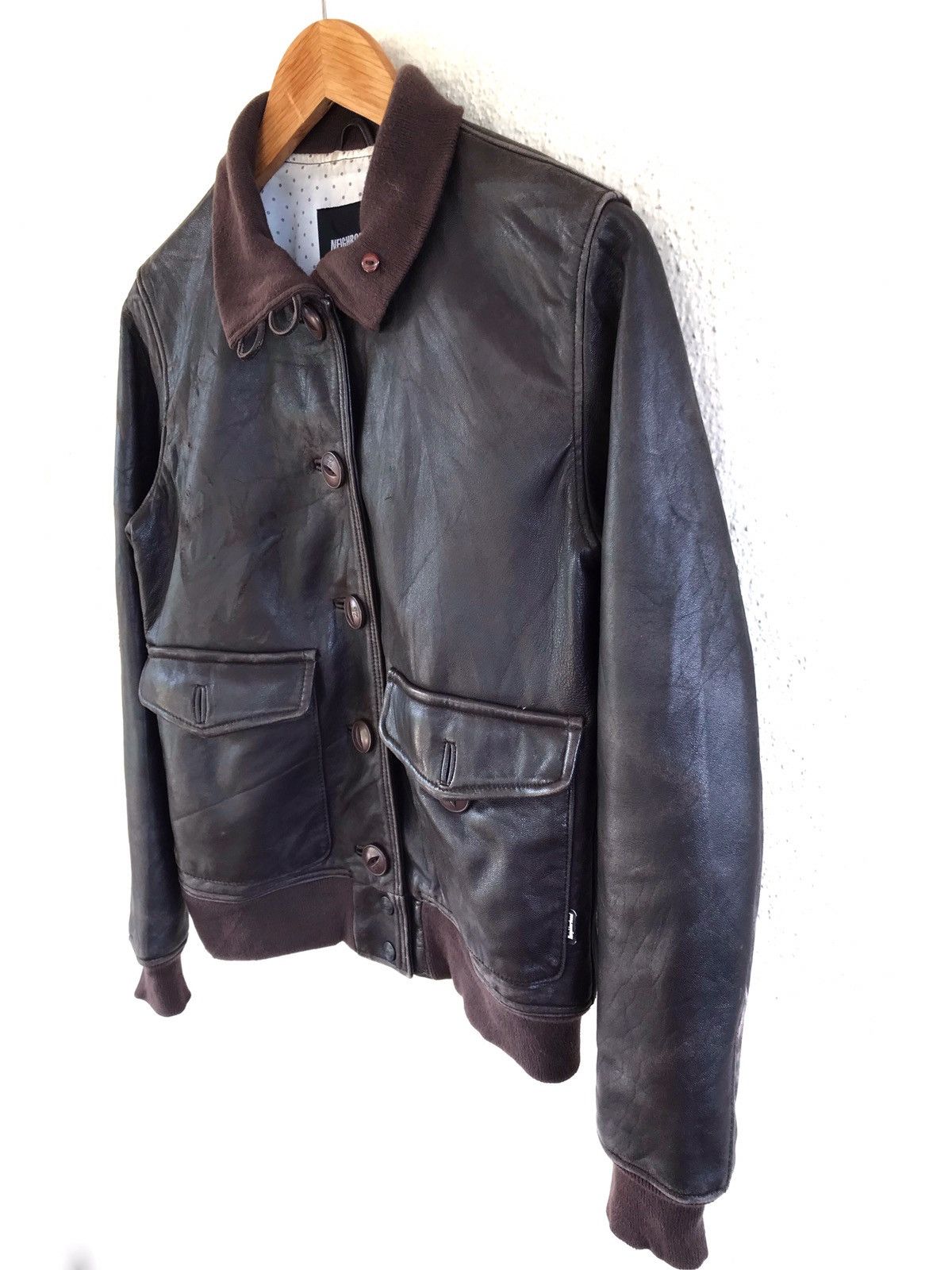 Neighborhood Leather Jacket - 4