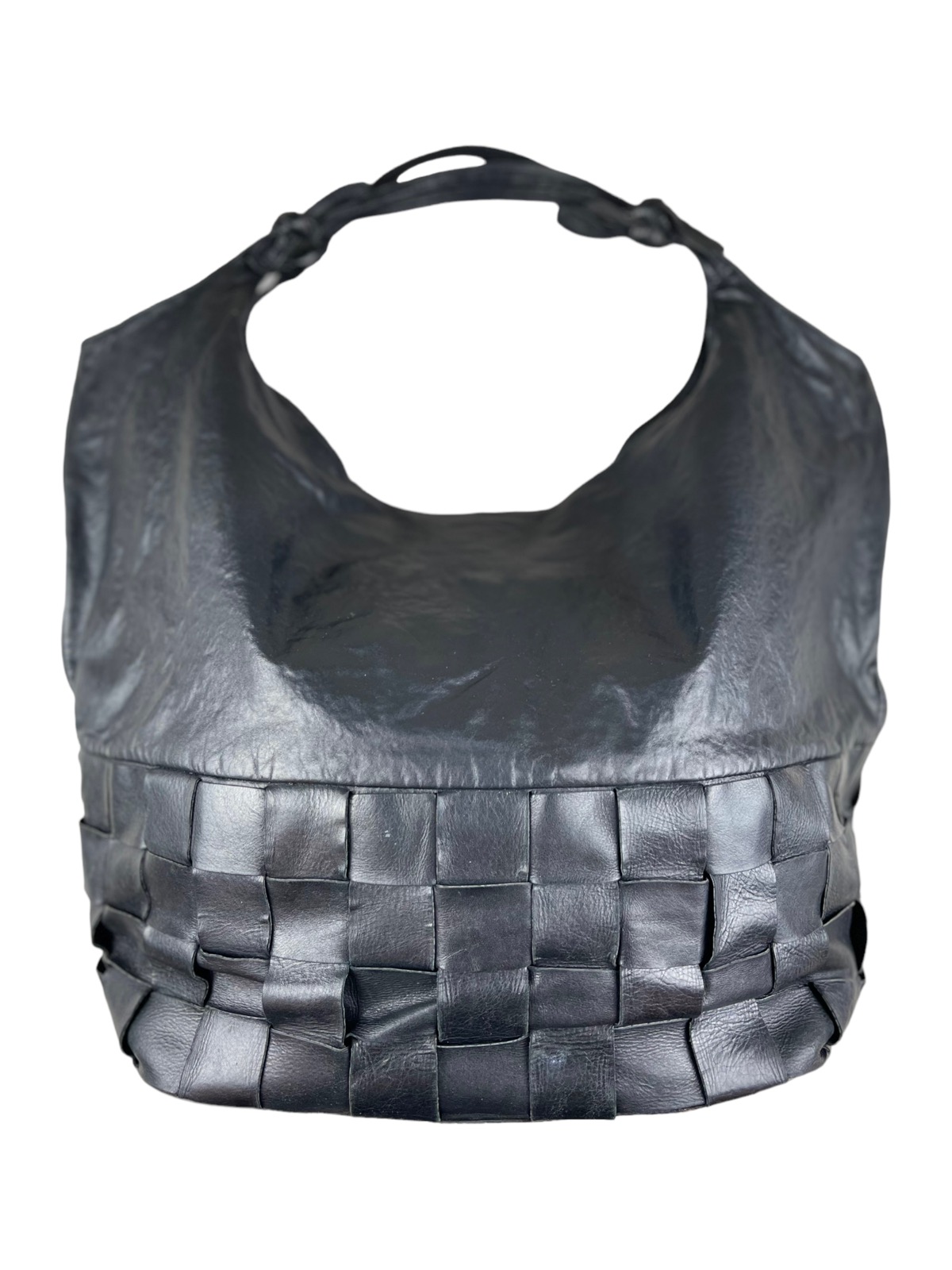 Jil Sander Hobo Leather Bag Bottom Woven - 1