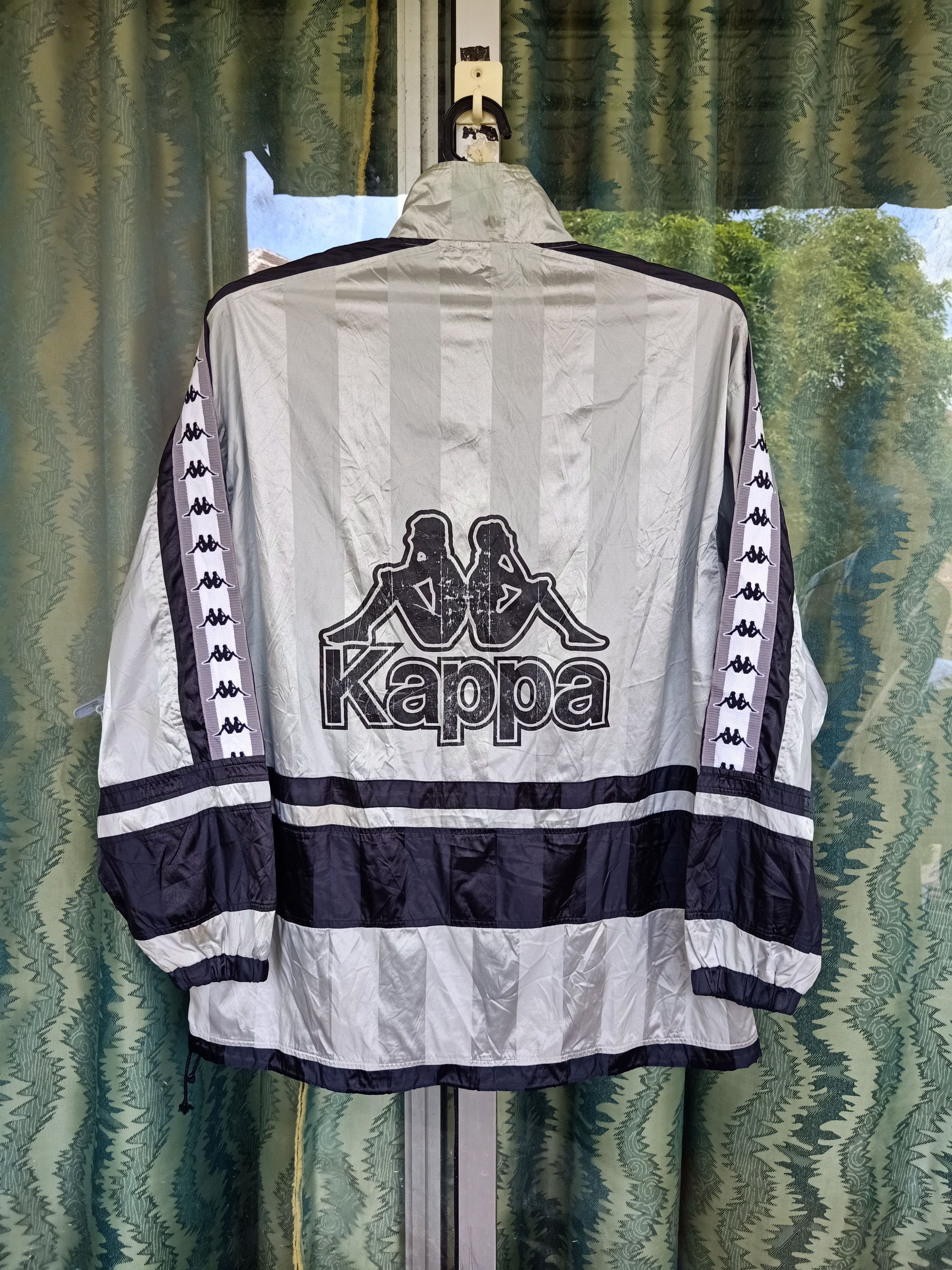 vtg kappa big logo Sidetape Jacket juve template - 1