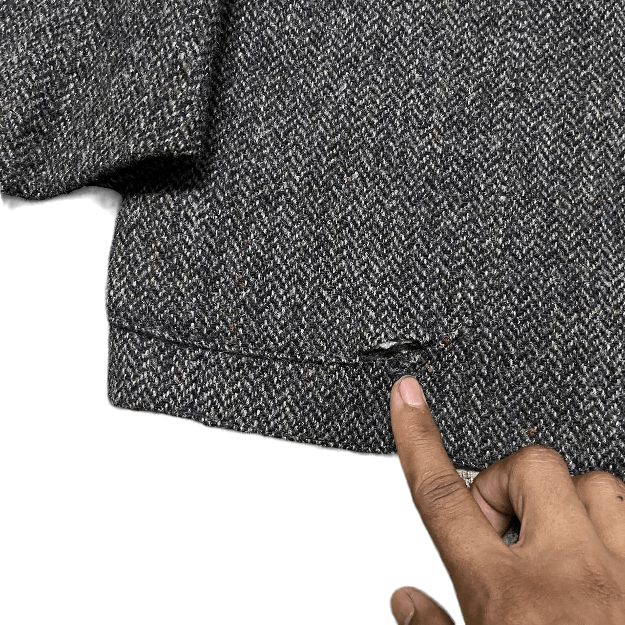 Vintage Harris Tweed x Westbury Wool Coat Jacket - 5