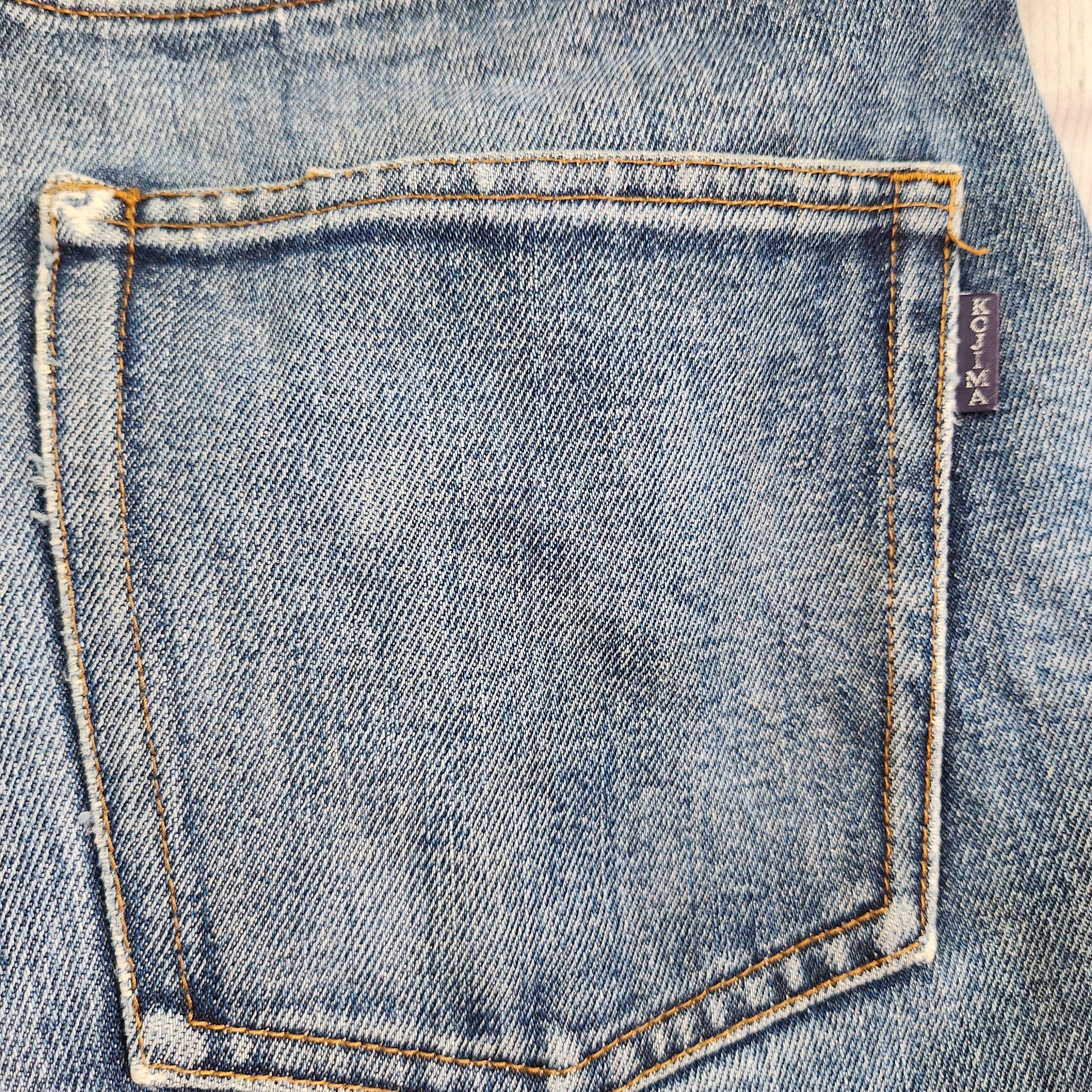 Japan Blue - Kojima Genes Japan Vintage Denim Blue Jeans Ripped - 10