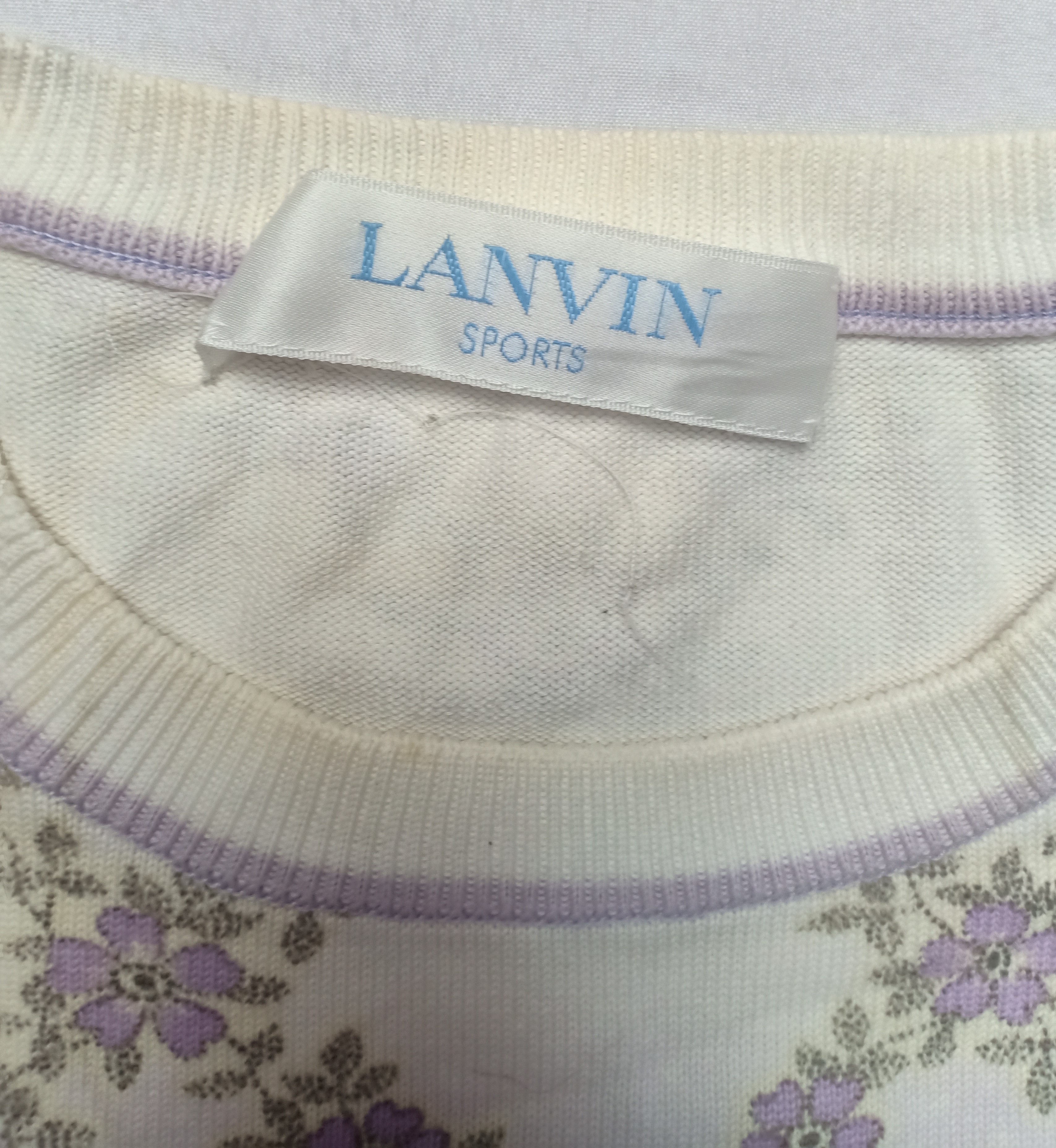 LANVIN Sport Shirt Flower Art Sweatshirt - 4