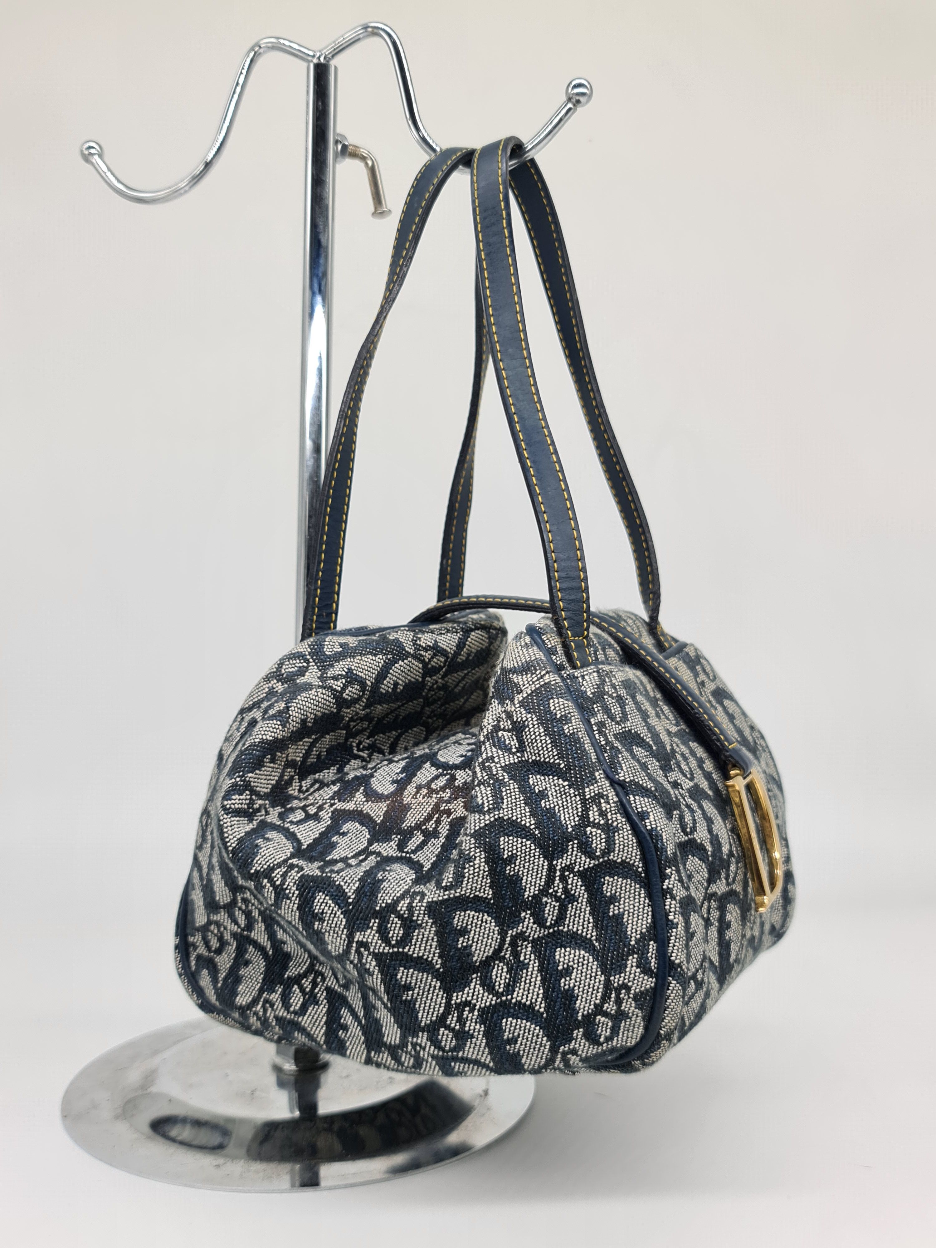 Christian Dior Oblique Trotter Mini Hand Bag - 4