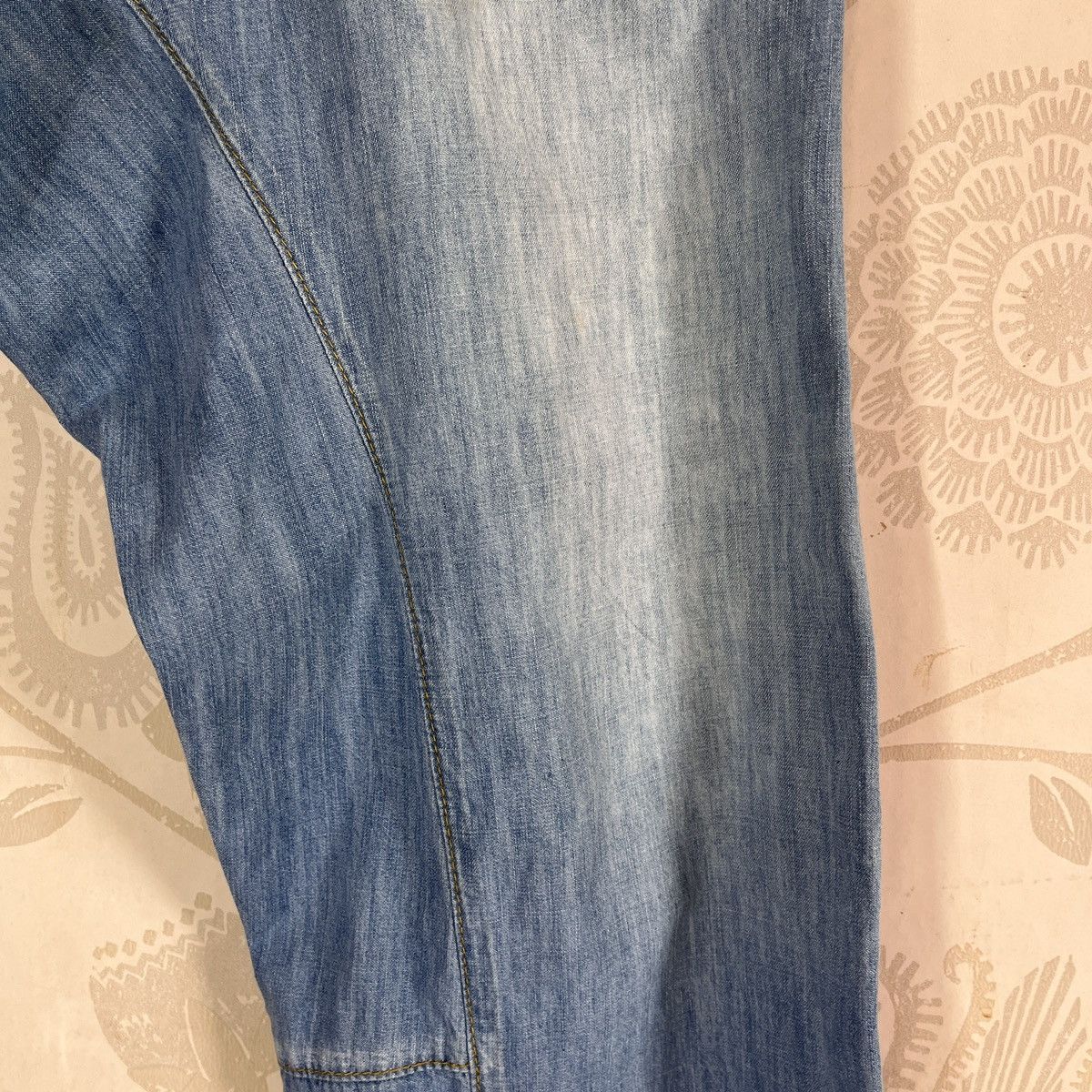 Issey Miyake Assymmetrical Cabane De Zucca Denim Jeans Japan - 11