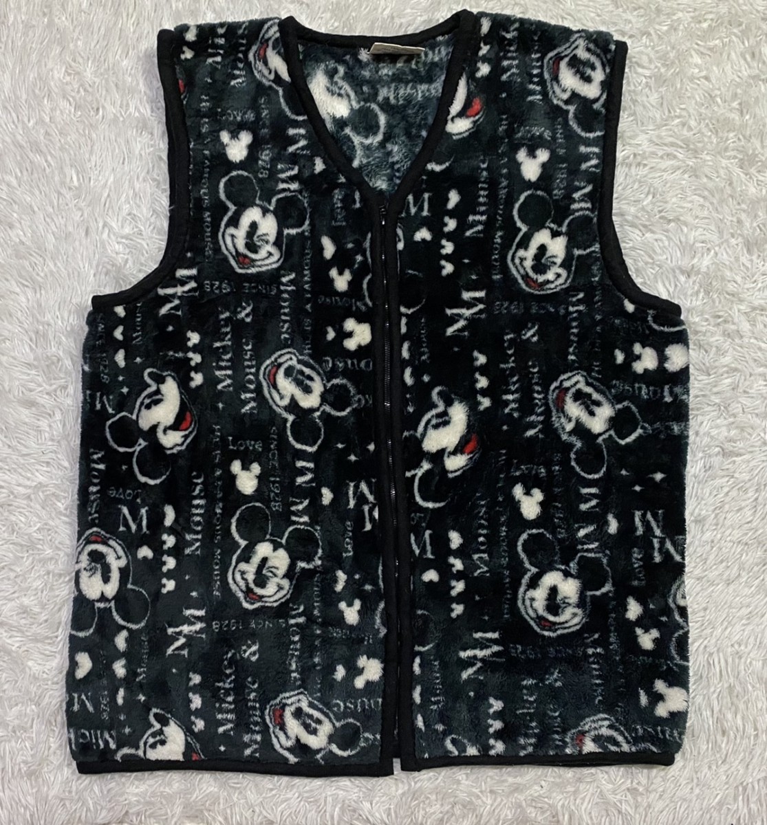 Mickey Mouse - Mickey Mouse Fullprint Sleeveless Fleece Jacket - 1