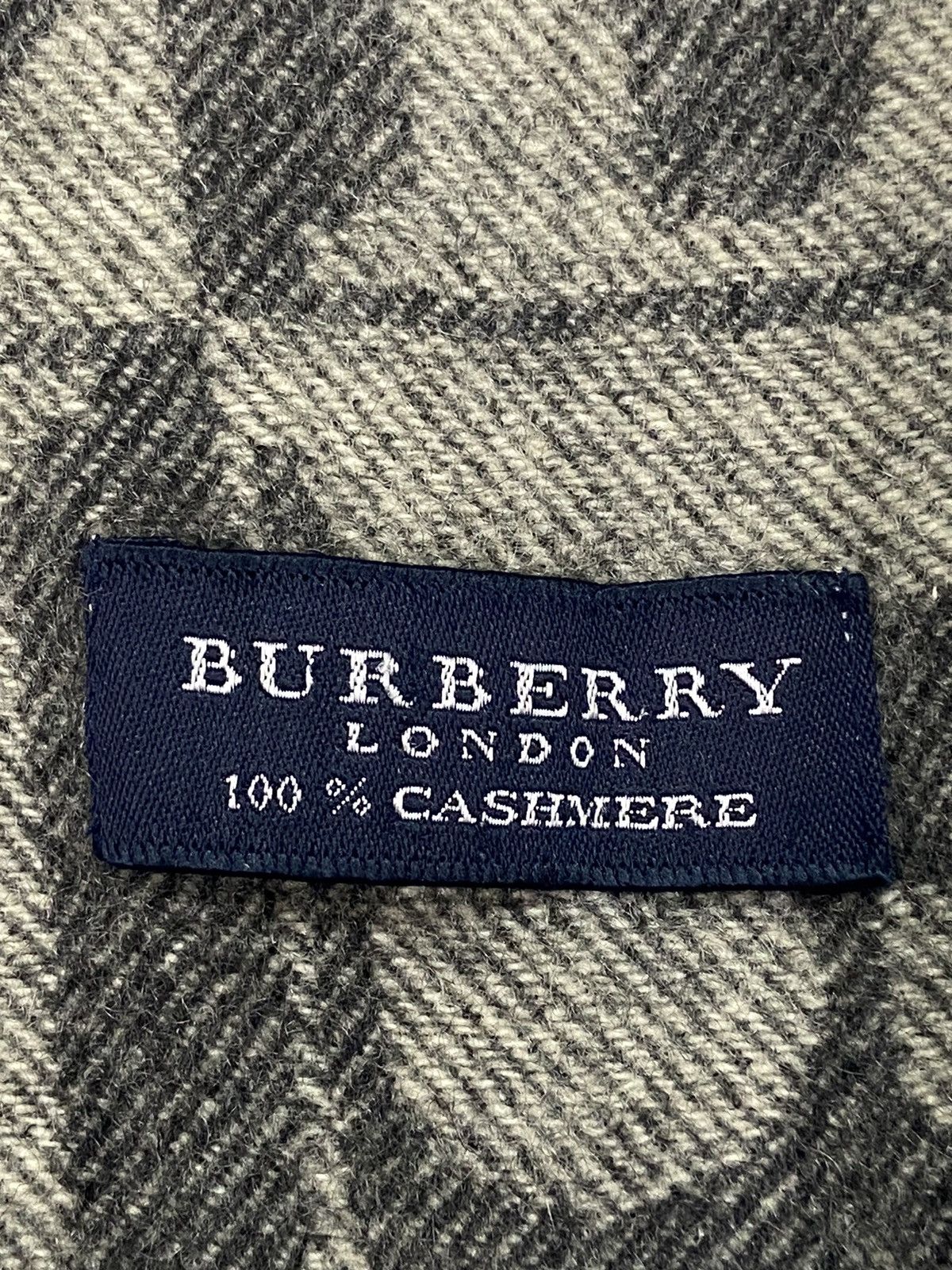Burberry Monogram Cashmere Muffler Scarf - 3