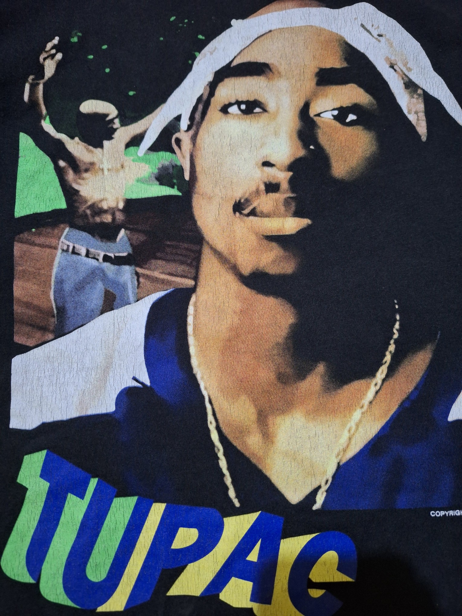 vintage 90s 2pac tupac raptee tshirt not ice cube eminem snoop dogg dr dree rock tee - 11