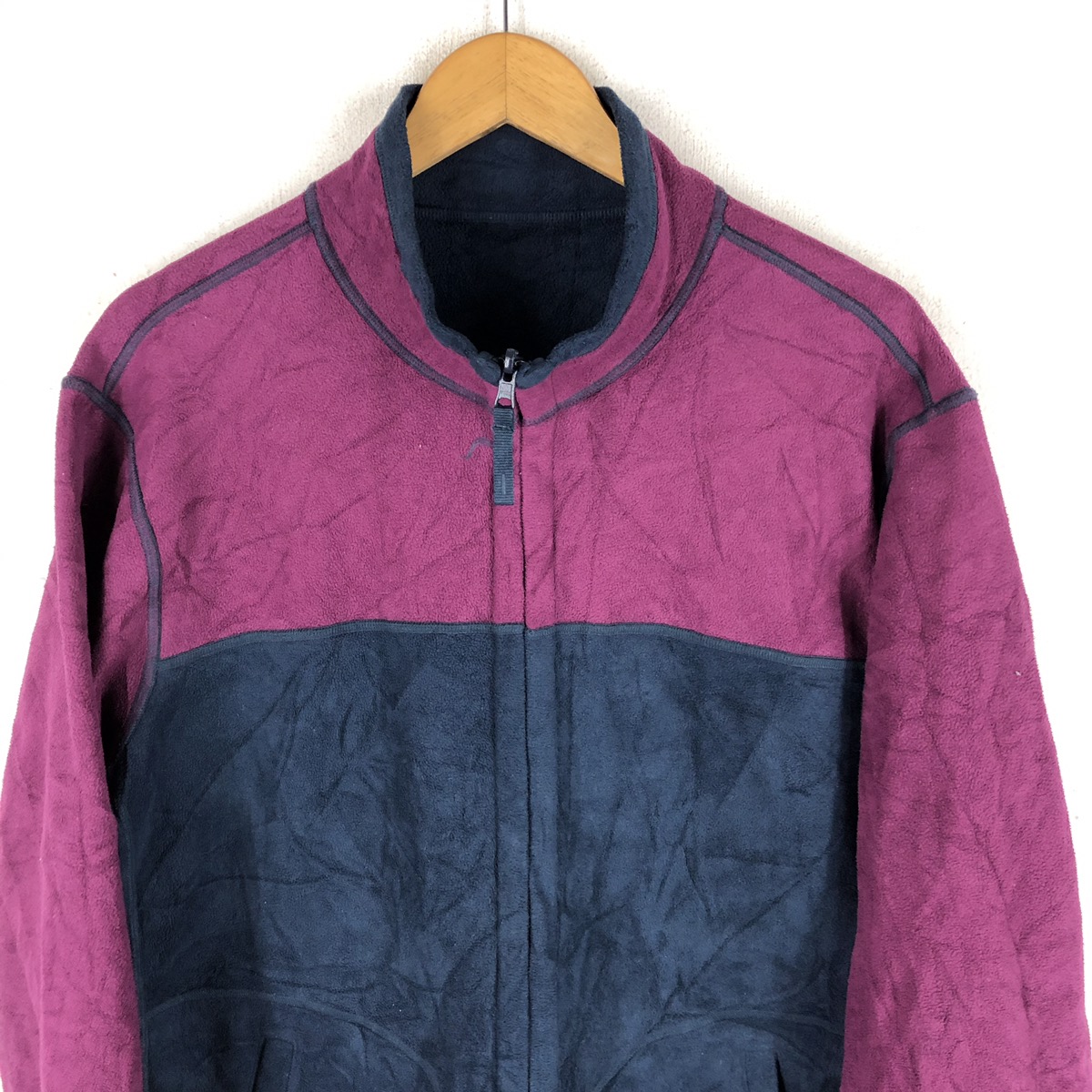 Uniqlo - Two tone color uniqlo fleece jacket - 2