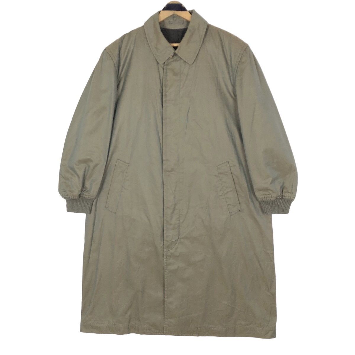 Vintage 90s Comme Des Garcons Homme Khaki Sphere Car Coat - 8