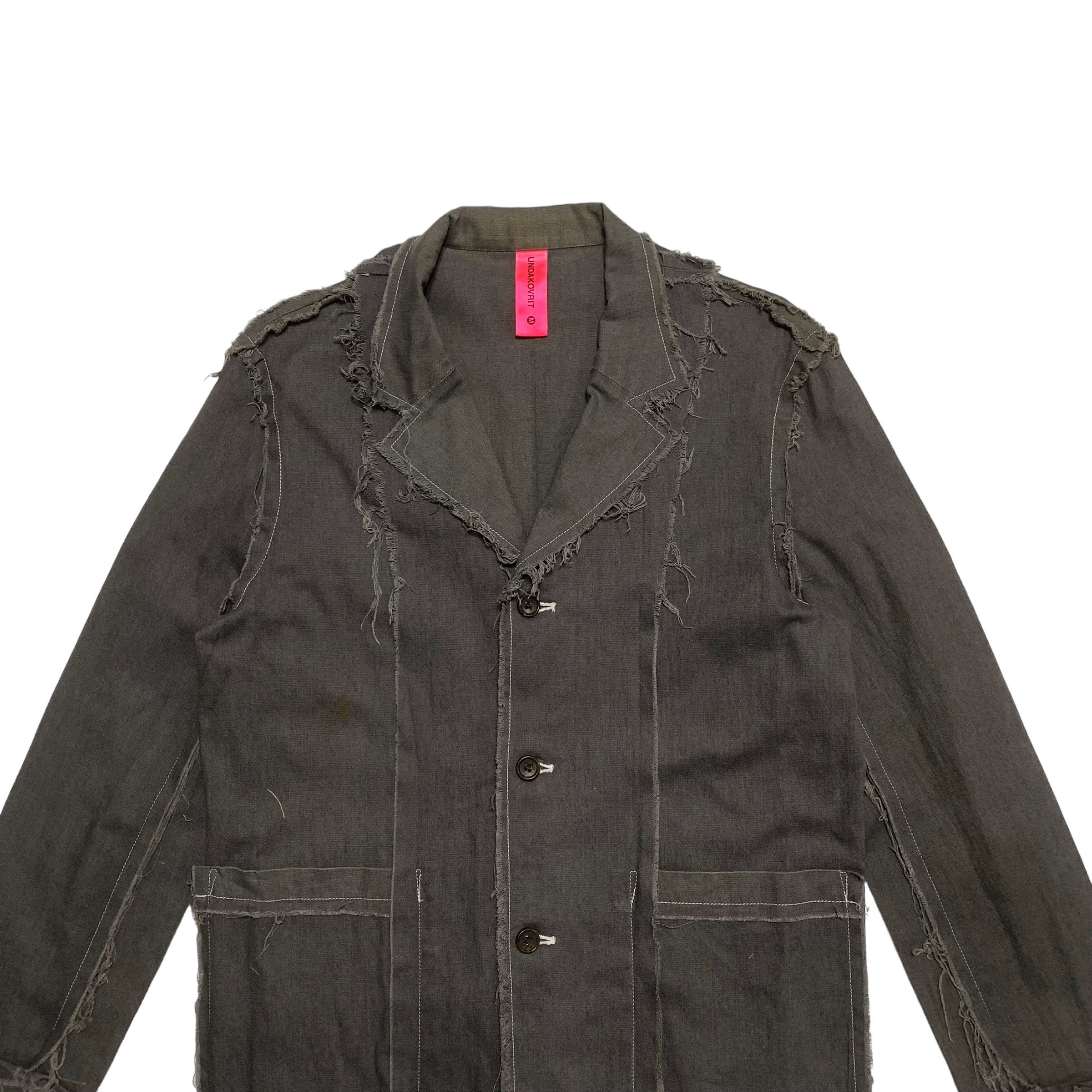 Jun Takahashi Undercover Undakovrit Frayed Button Jacket - 4