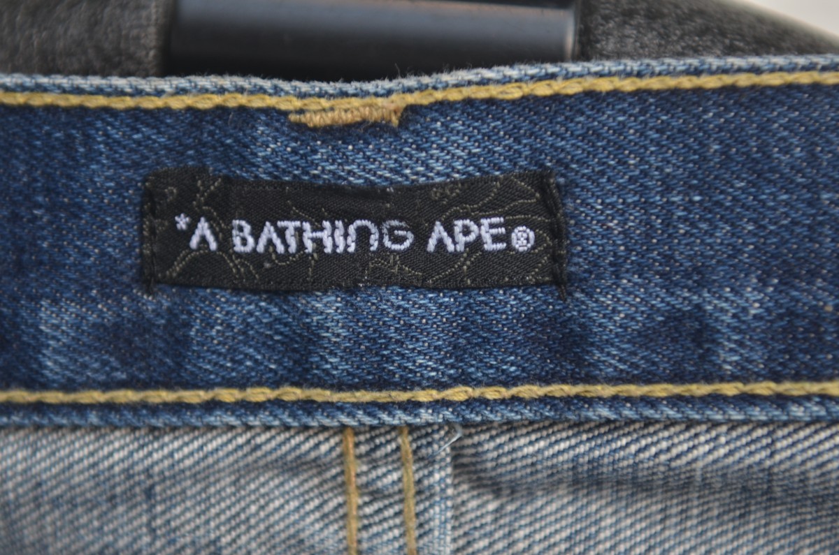 OG BAPE SELVEDGE DENIM SIZE M MADE IN JAPAN - 14