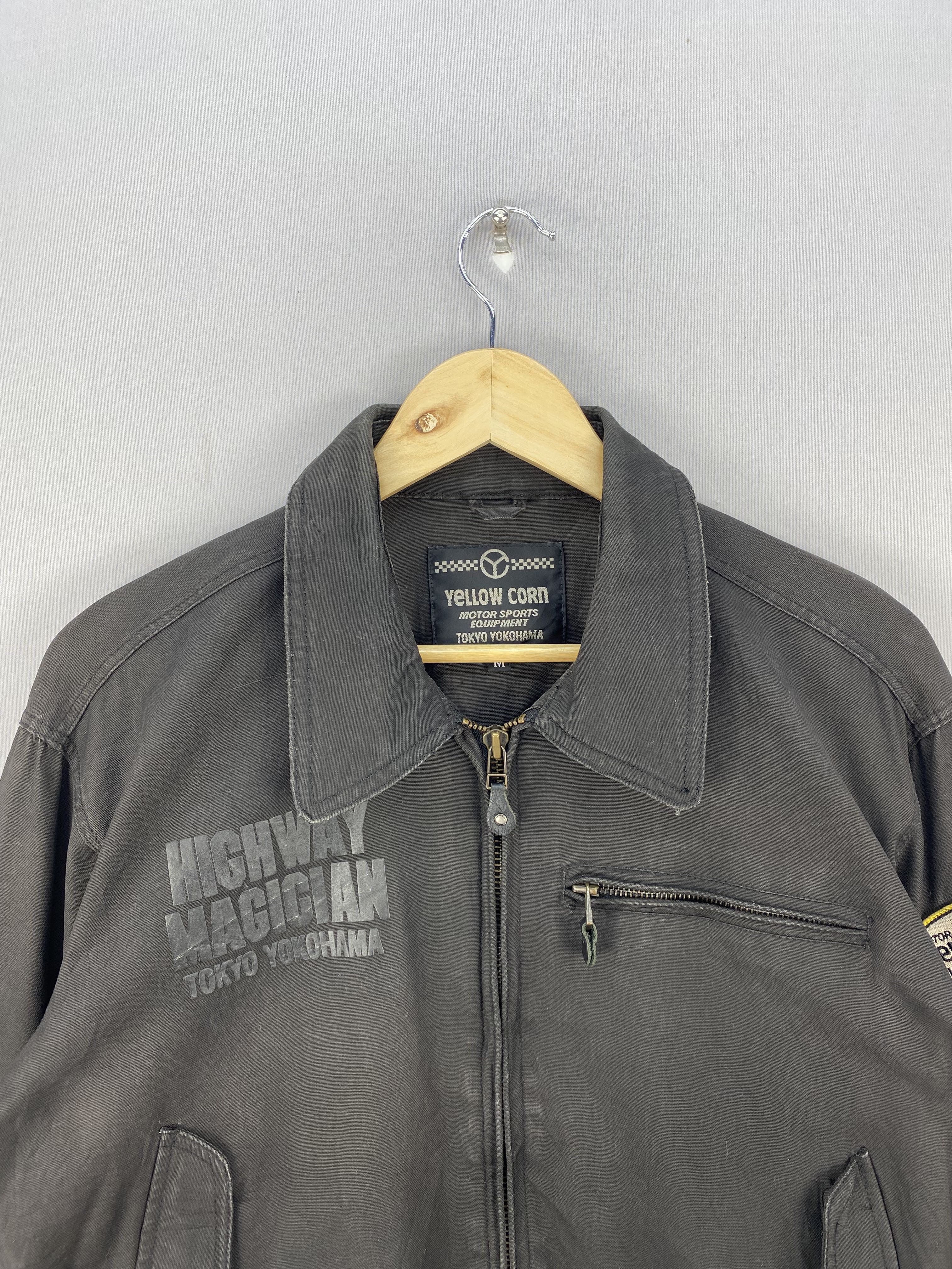 Vintage Y2K Yellow Corn Tokyo Yokohama Detroit Jacket - 7
