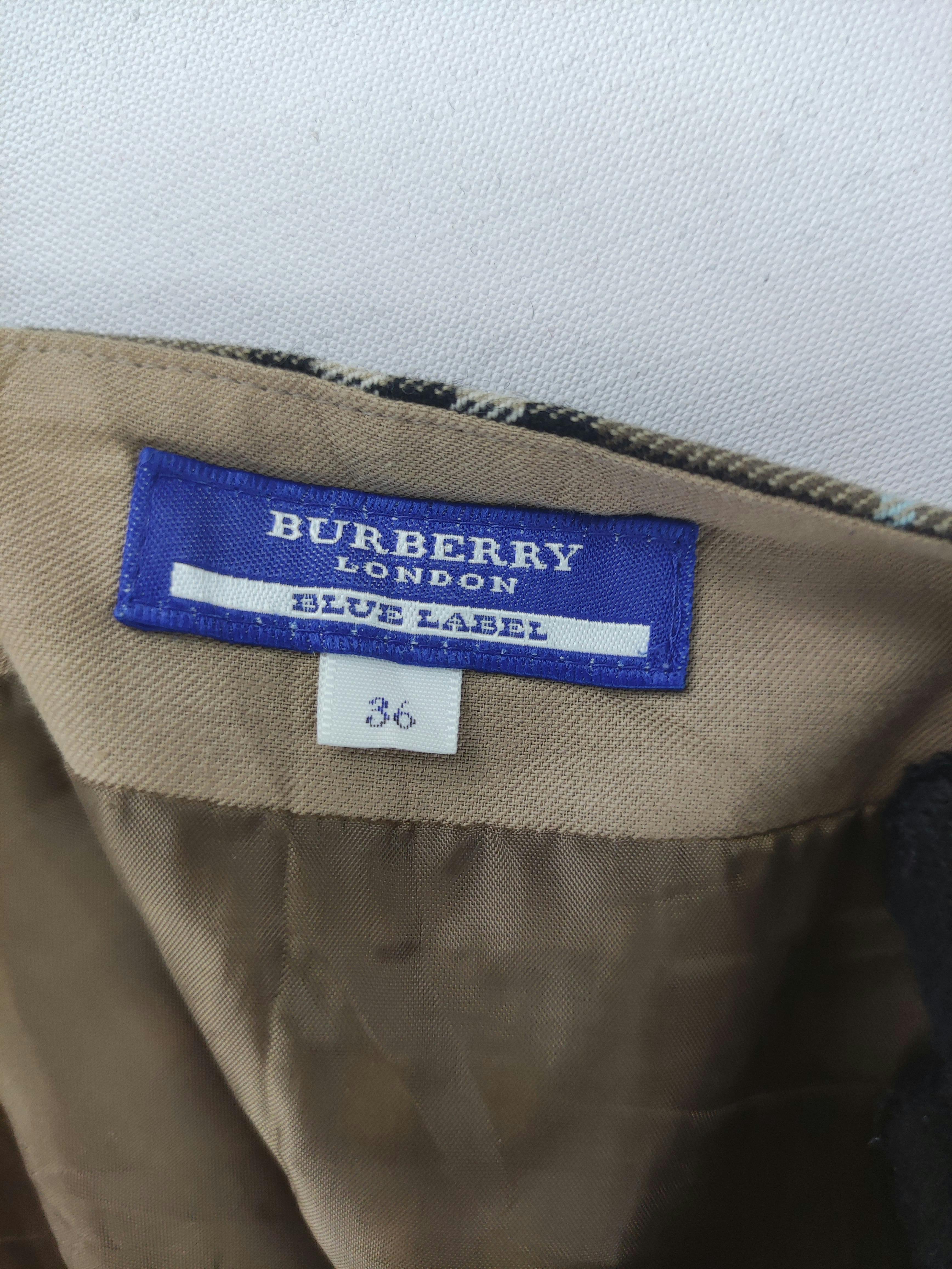 Vintage Burberry London Mini Skirt Nova Check - 4