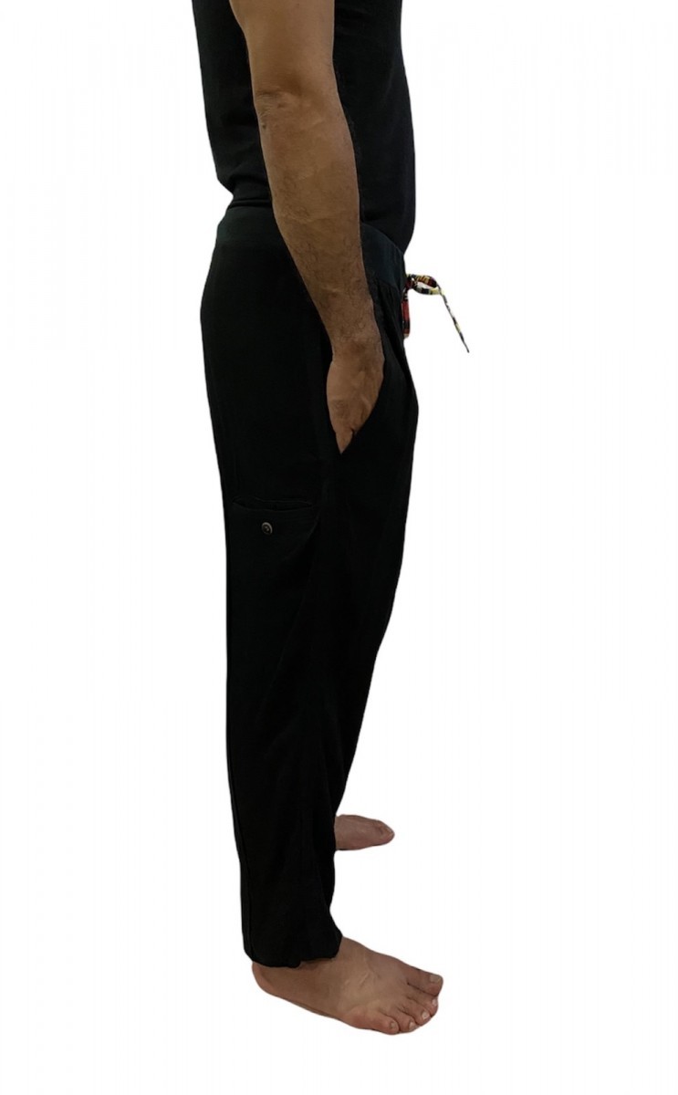 Issey Miyake - Rayon Drop Crotch Pants - 4