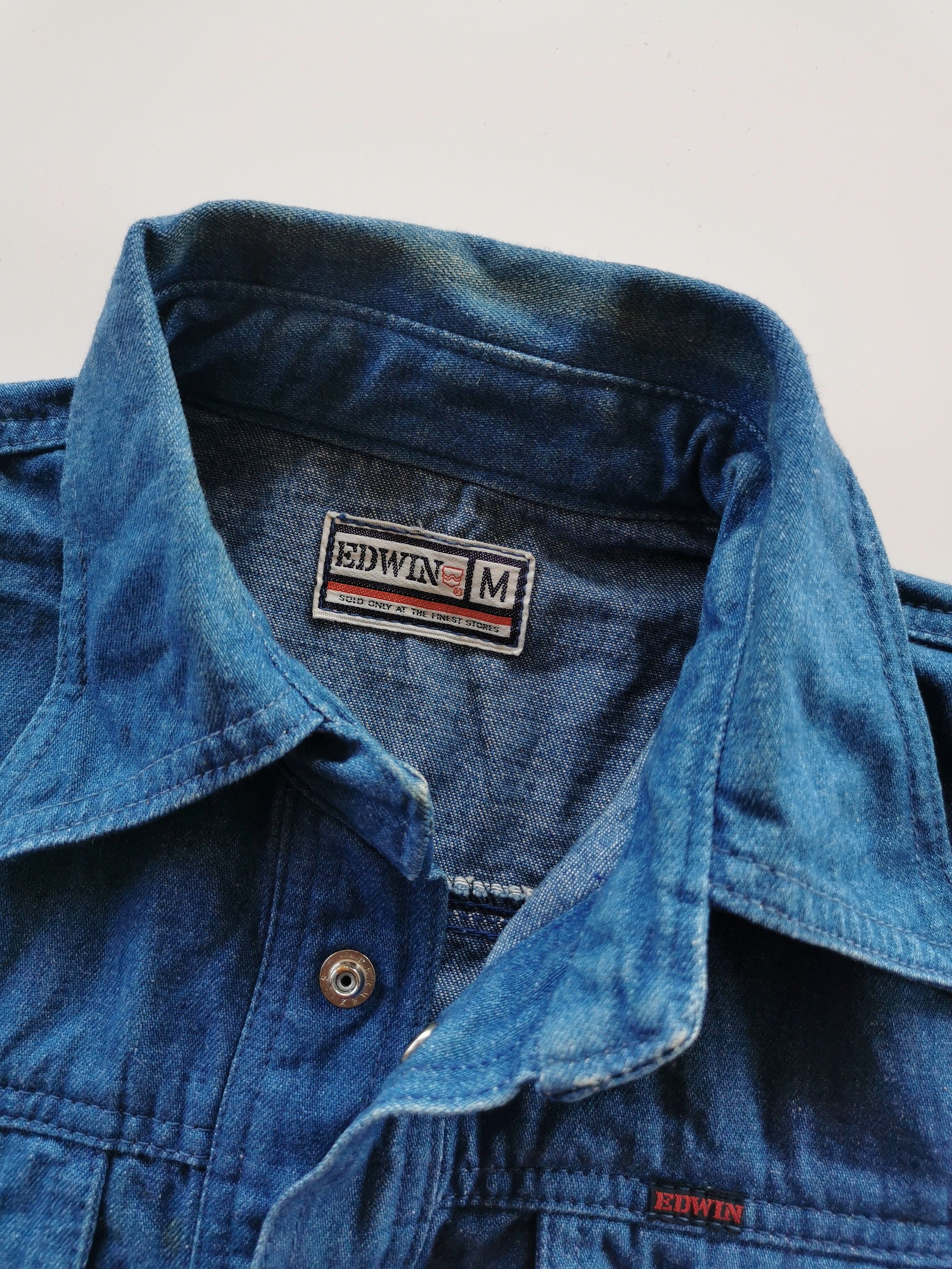 Vintage Edwin Selvedge Long Denim Jackets - 6