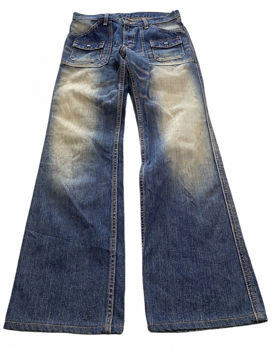 Lee - Union Made by Lee Bush Pants Distressed Denim Made in Japan - 4