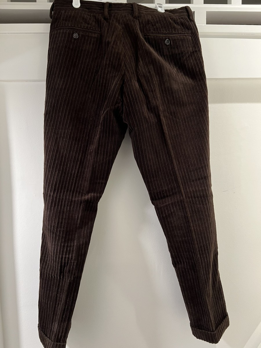 Curduroy pants -Chocolate Brown - 8