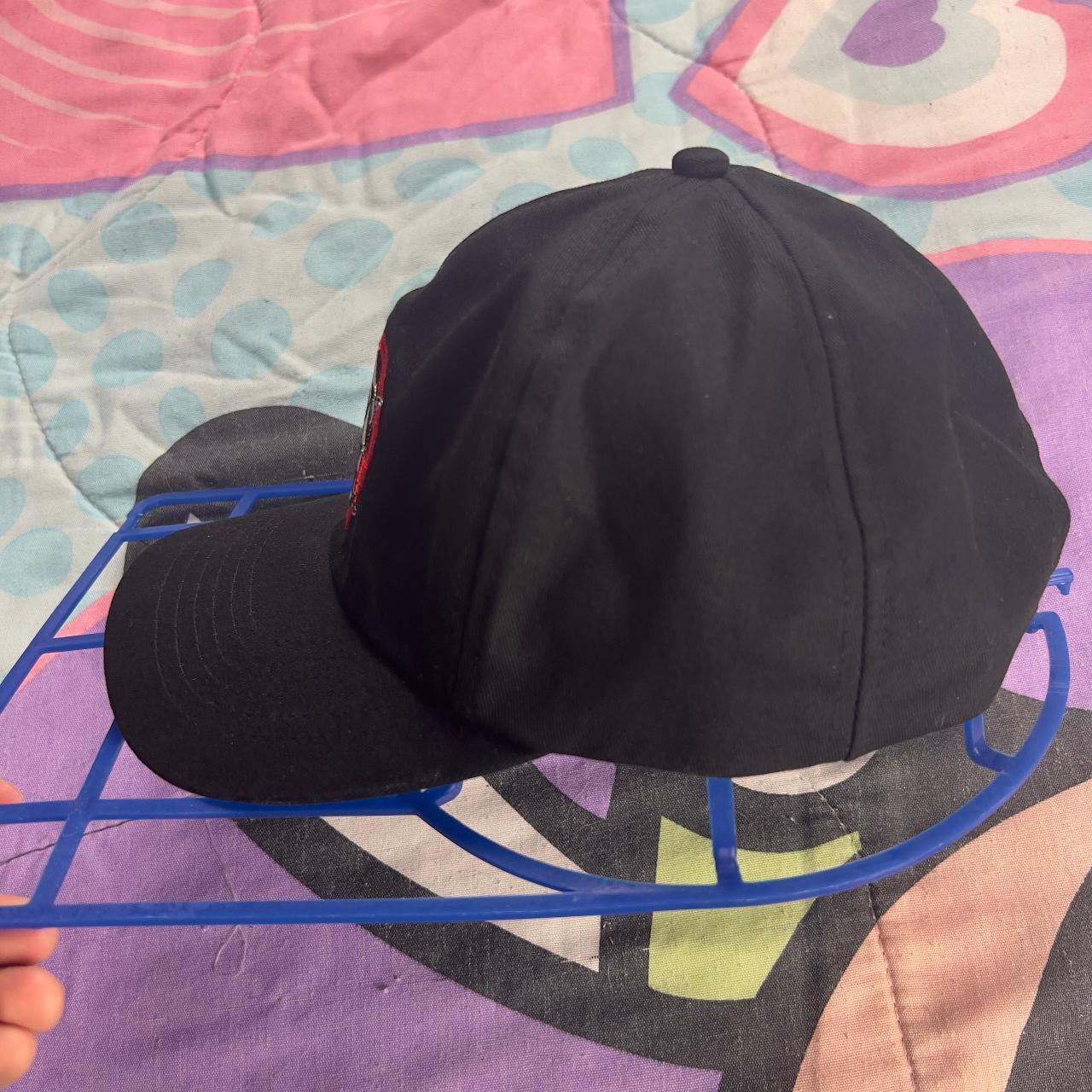 Black Demon Slayer Embroidered adjustable dad hat cap - 2