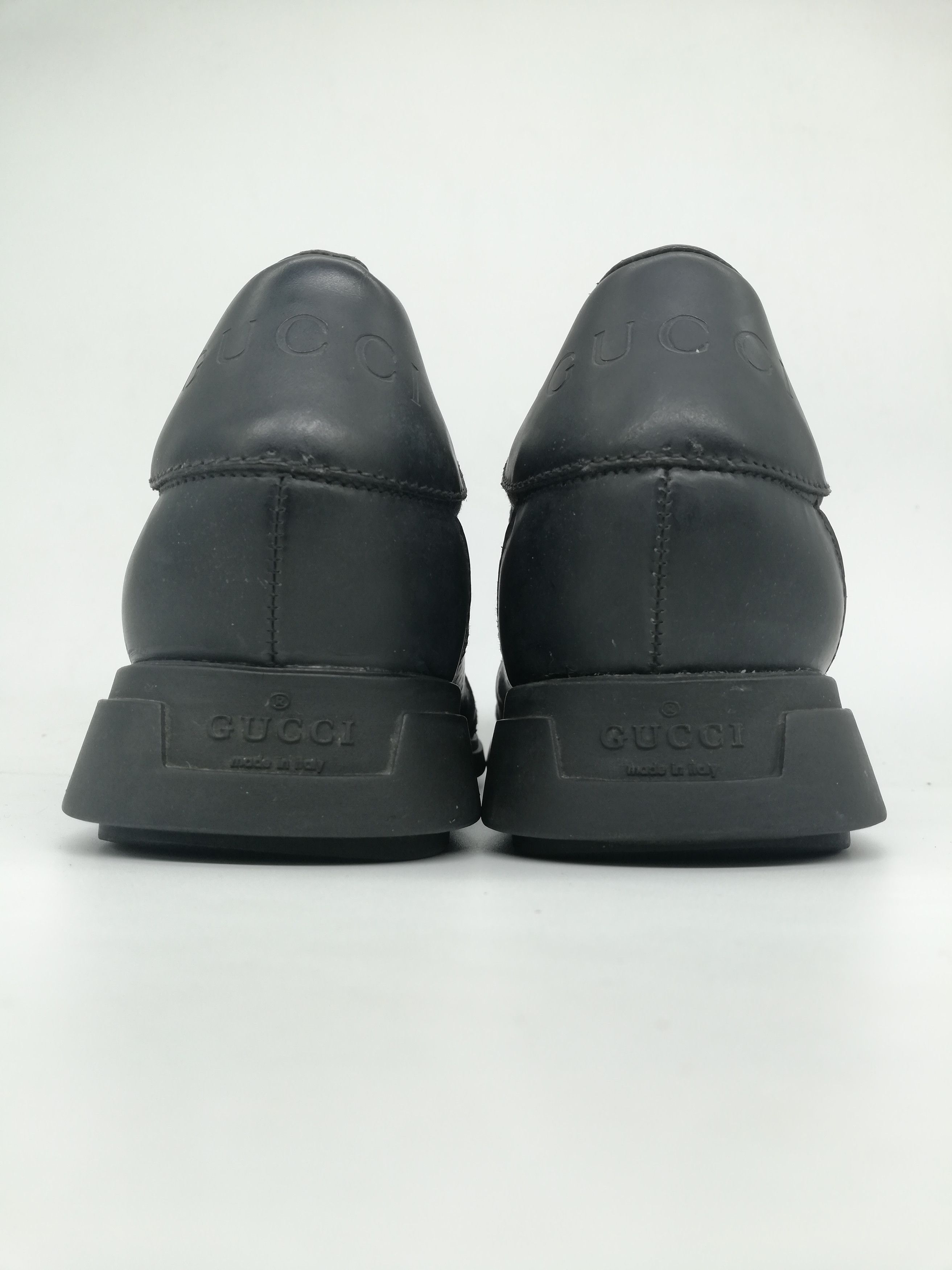 GG Black Velcro Strap Shoes - 6