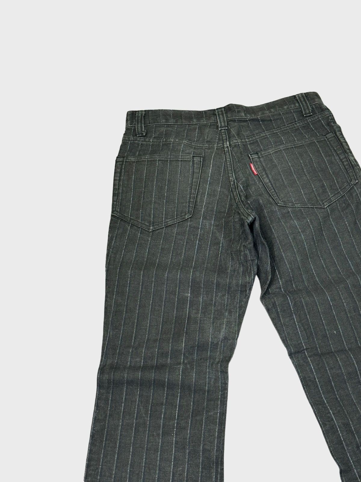 Avant Garde - FLARED TORNADO MART STRIPED BOOTCUT DENIM - 8