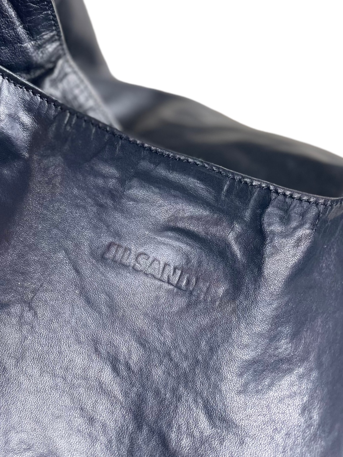 Jil Sander Hobo Leather Bag Bottom Woven - 8