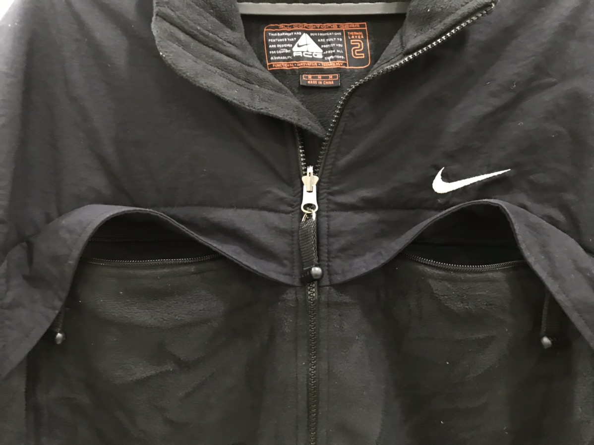 Vintage - Vintage 90s Nike ACG Fleece Mix Jacket Double Therma Layer