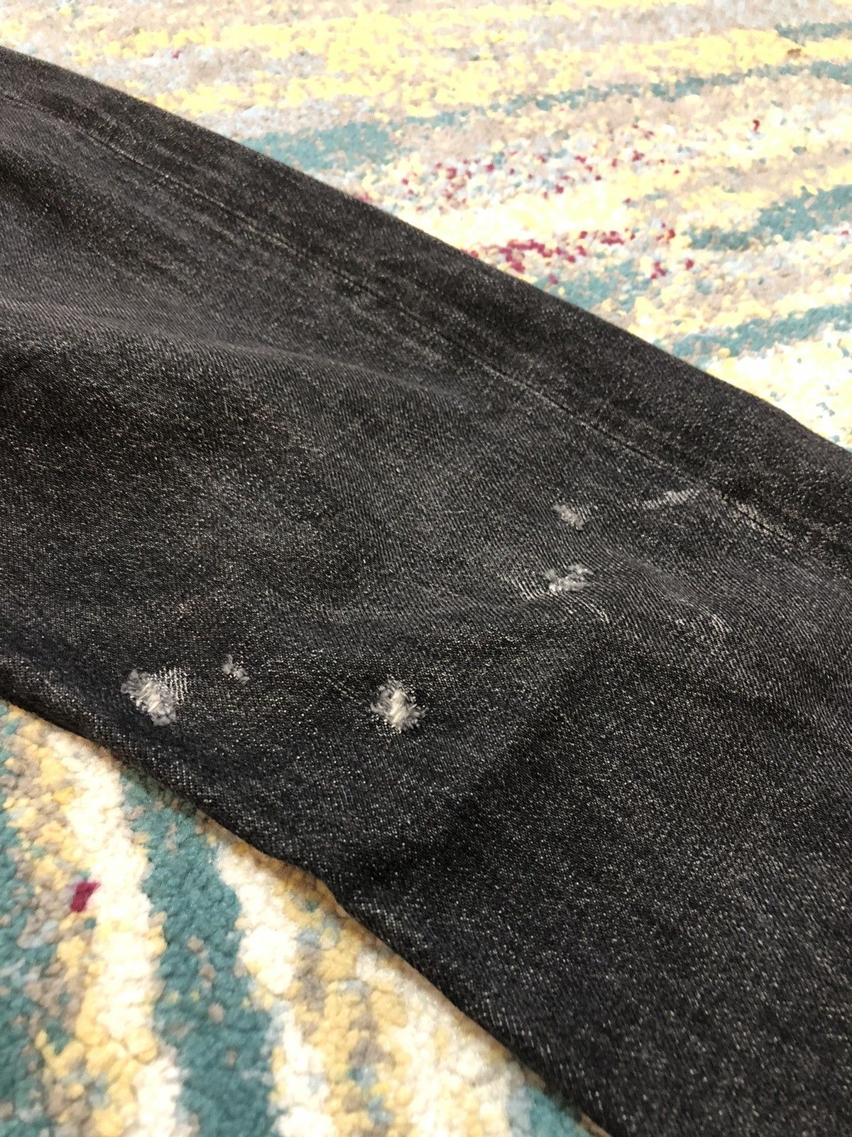 Denime selvedge jeans super black - 9