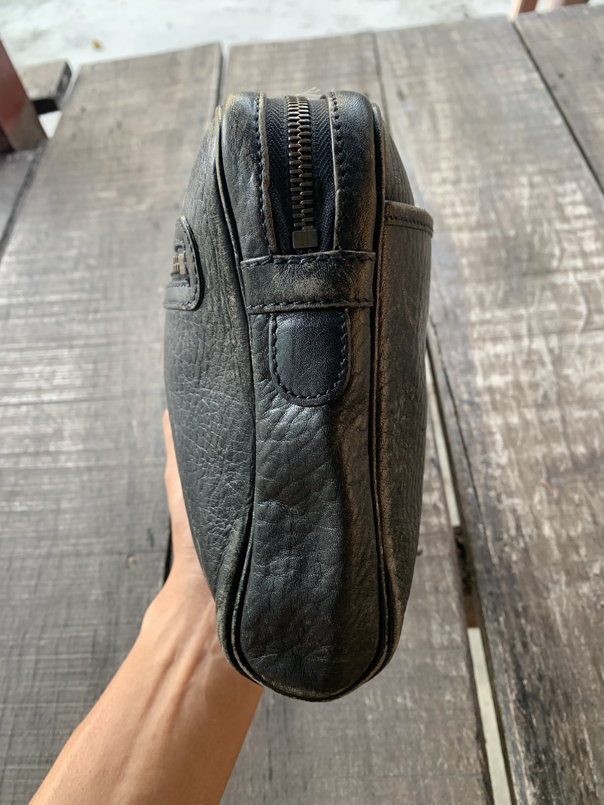 Vintage - Vintage burberrys clutch leather - 5