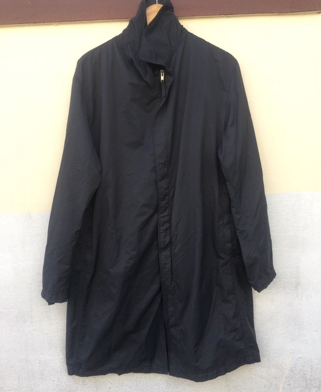 C.P Company oversized Nylon black long Jackets made in italy - 1