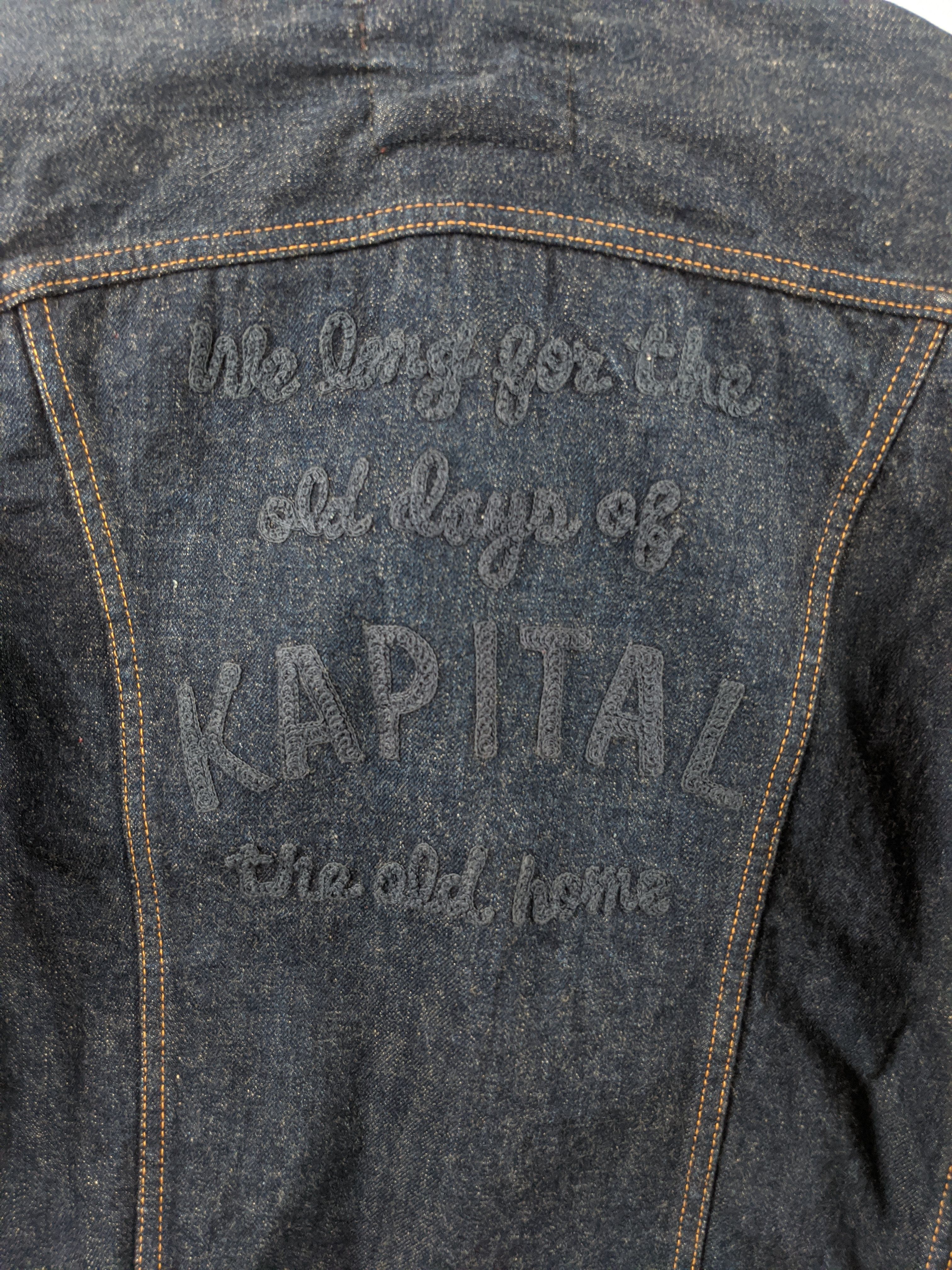 Denime Hysteric Kapital Buttonfly Jeans Jacket - 3