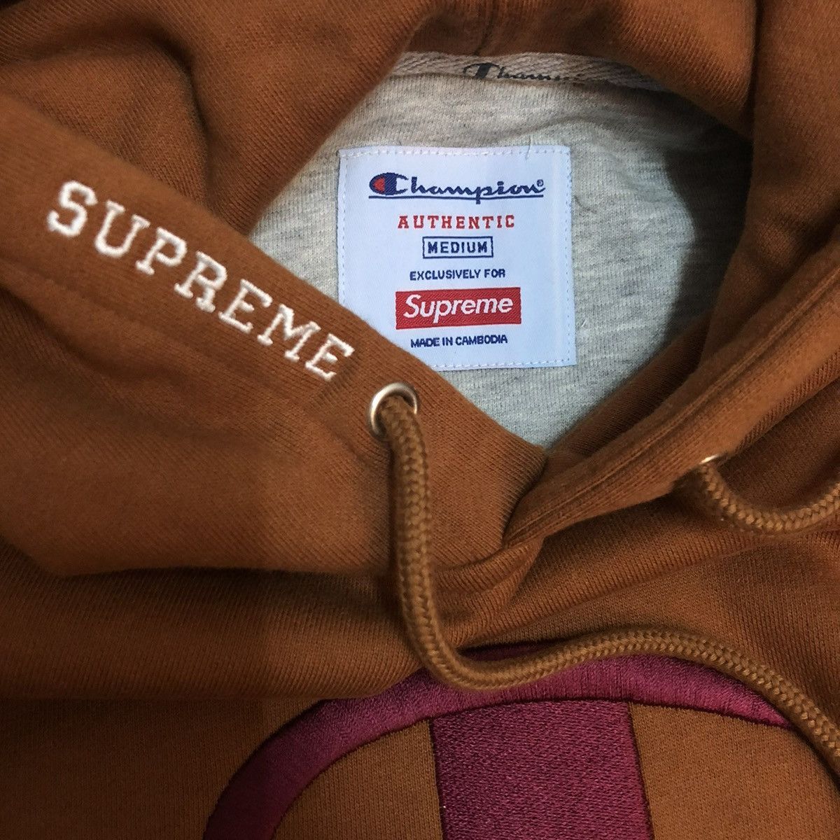 Supreme Champion Stacked C Hooded Sweatshirt - 5