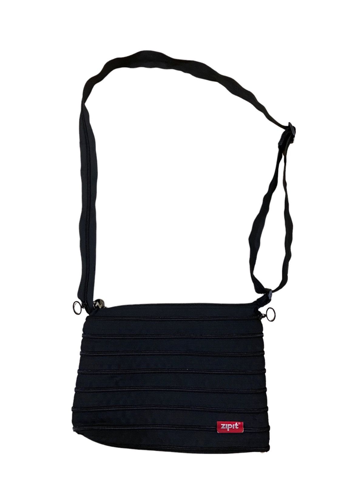 DOPE🔥Zipit Jean Paul Gaultier Style Multi-Zipper Sling Bag - 2