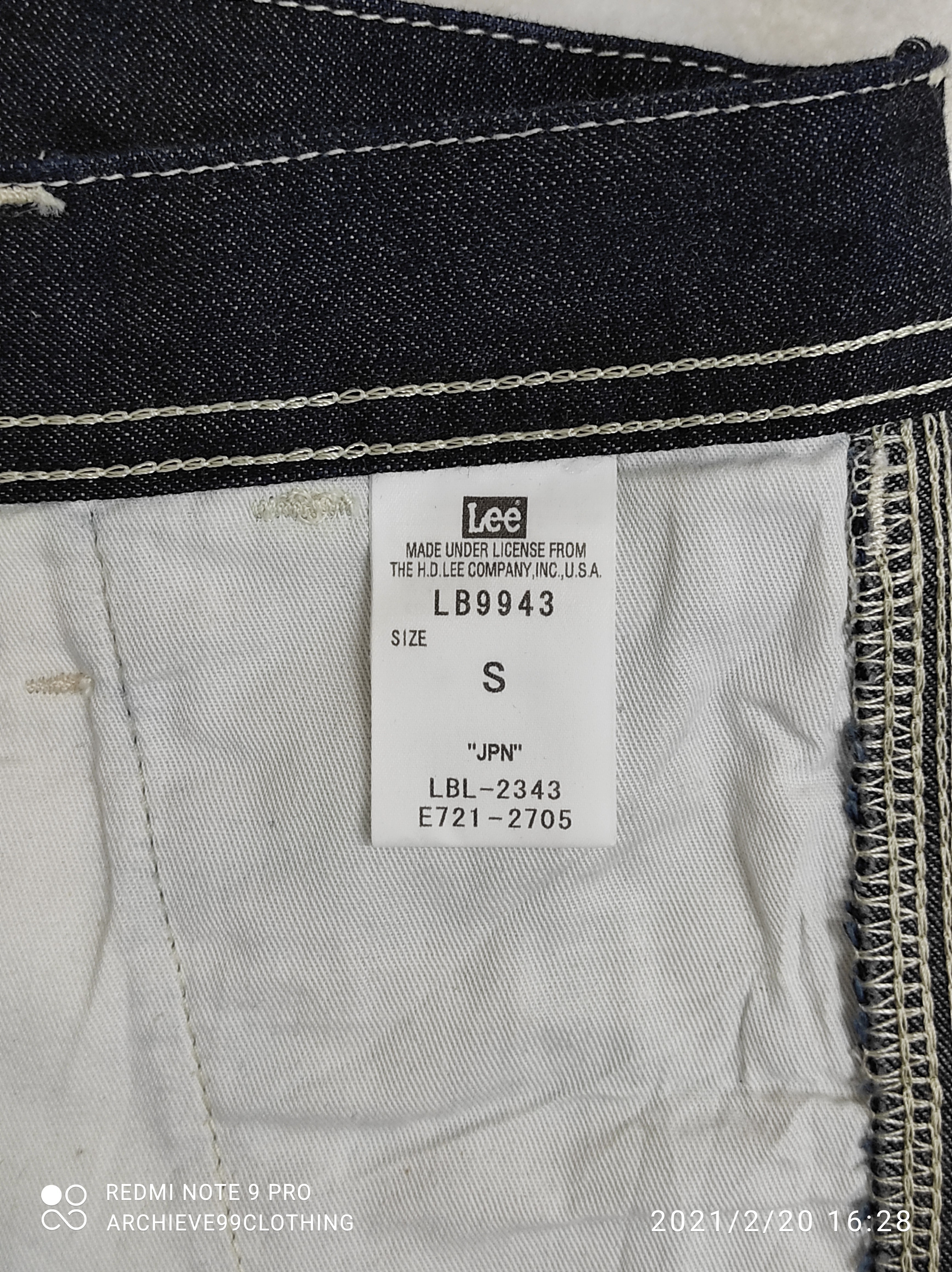 Lee - LEE CARPENTER DRY JEANS INDIGO - 6