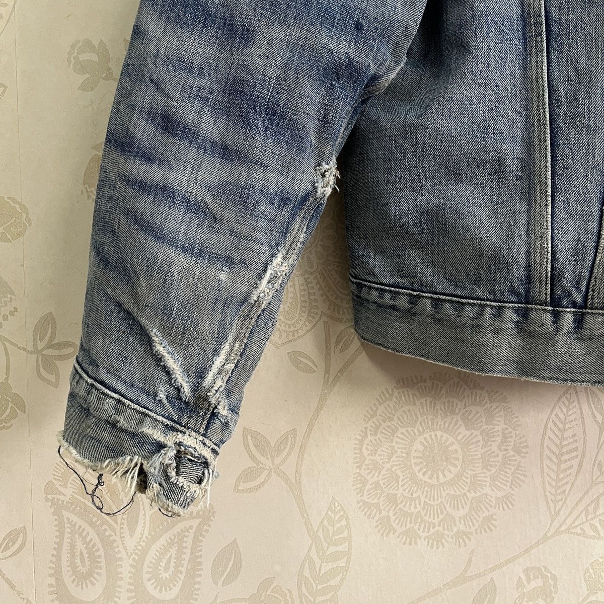 Vintage Carhartt Blanket Denim Jacket Jeans - 7