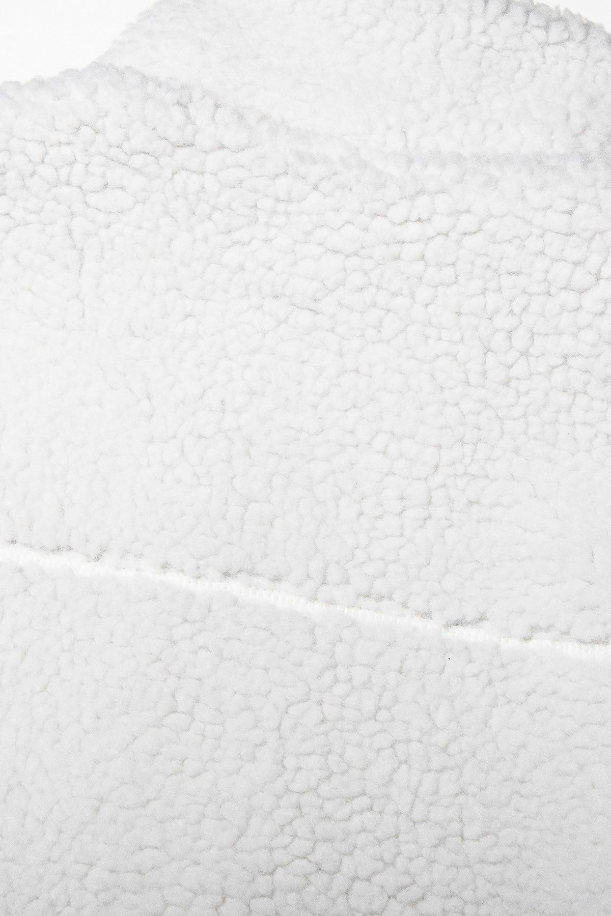 Hype - Nodot: Bebber Fleece NOD Embroidery White Coat Large - 5