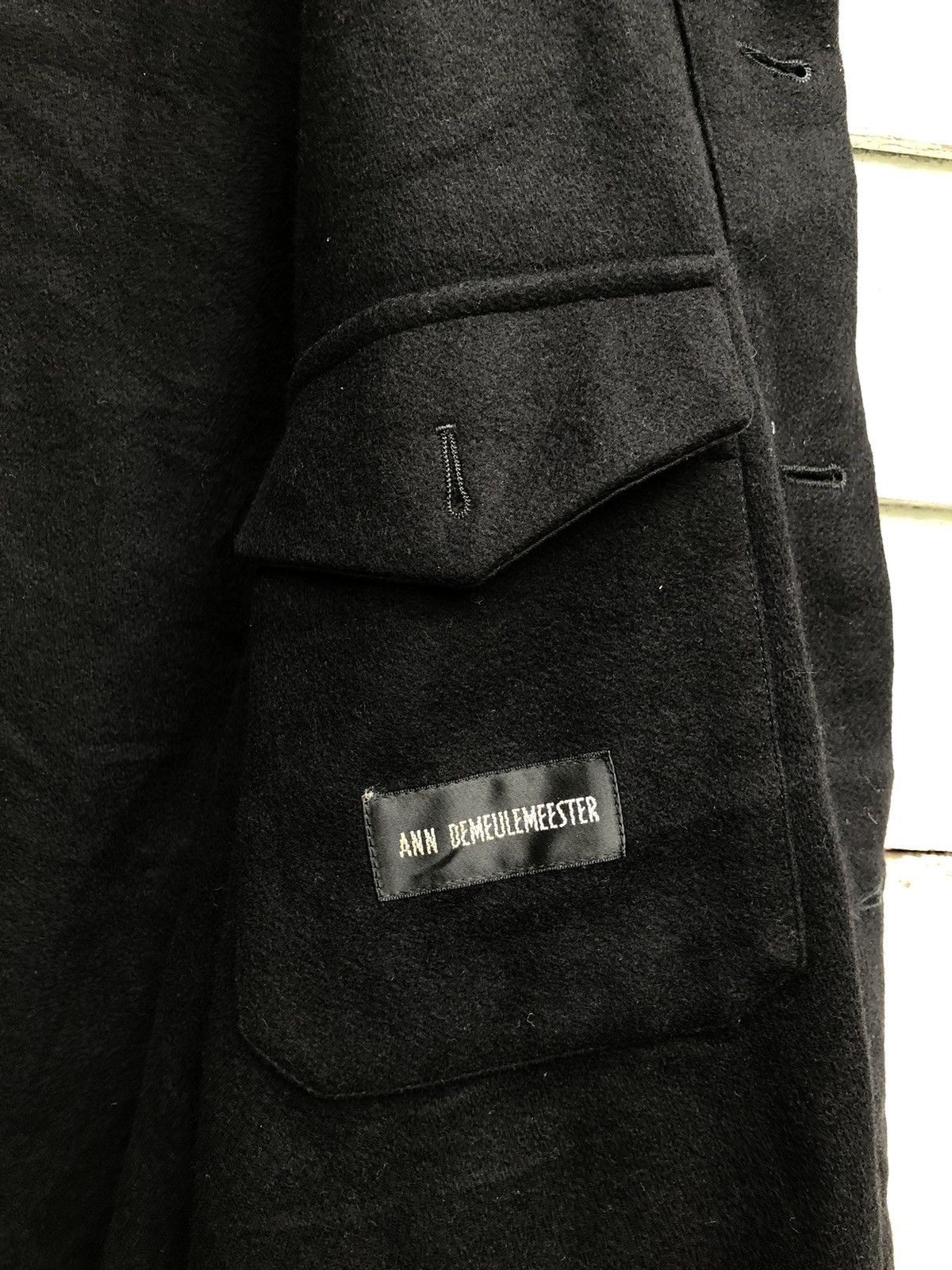 💥Archived 💥Ann Demeulemeester Wool Overcoat Man In S - 8