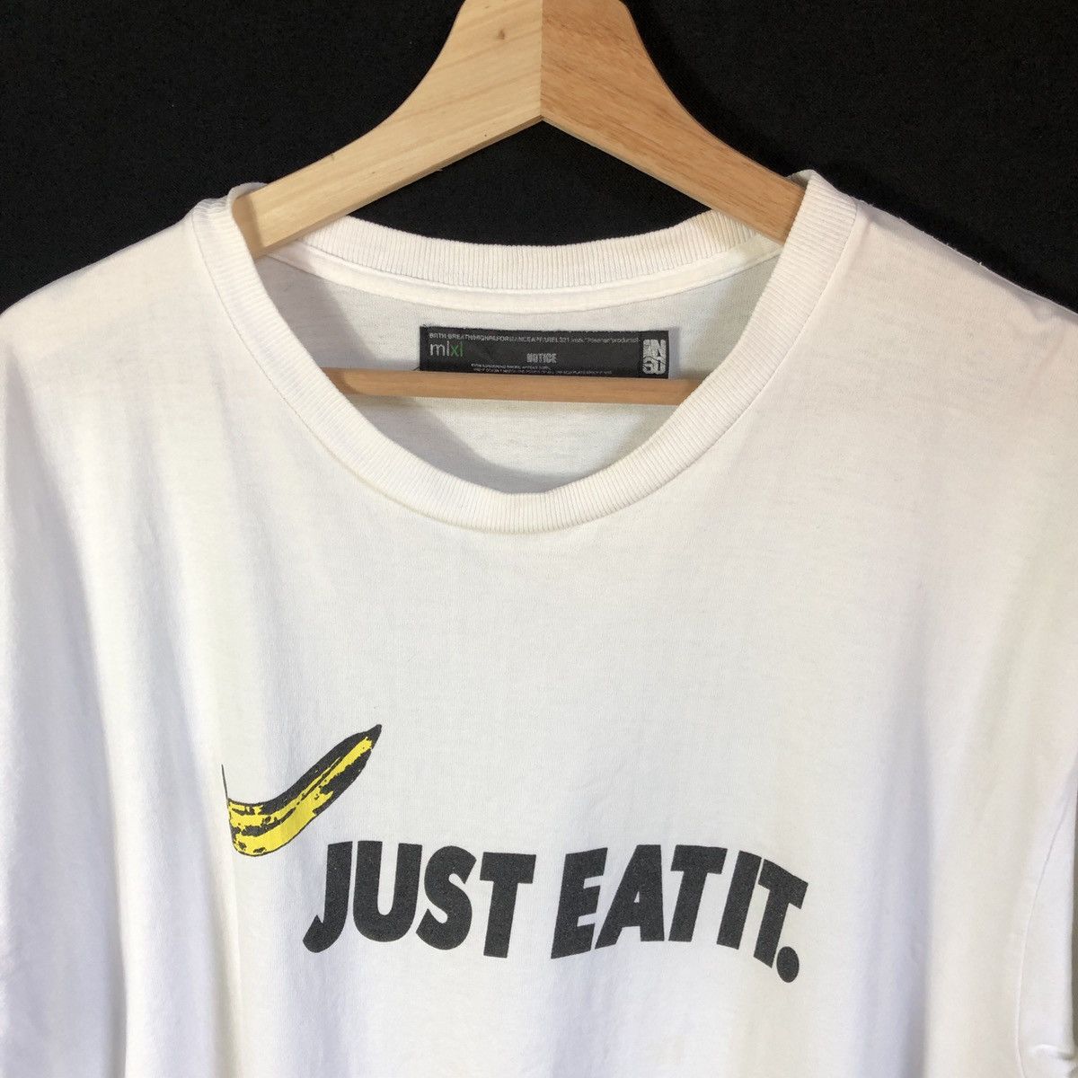 Vintage - Rare! Dunk Banana Swoosh Just Eat Brth Breath x D77 Tshirt - 4