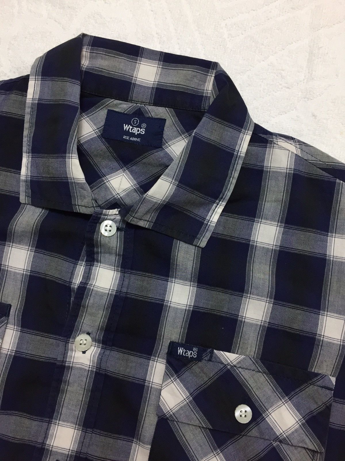 Wtaps Double Pocket Checkered Buttons Up Shirt - 2