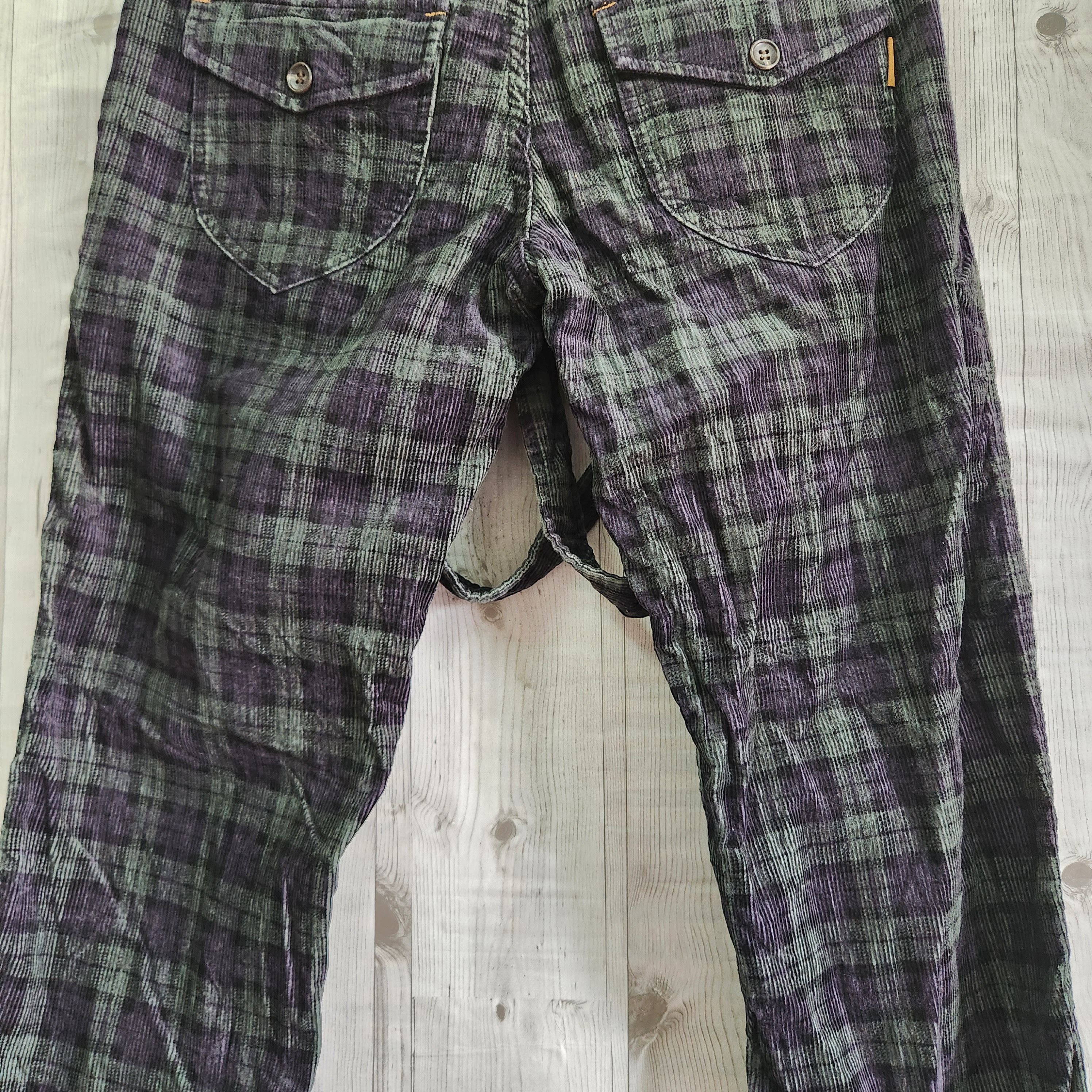 Vintage Workwear Cube Sugar Denim Checkered Jeans - 11