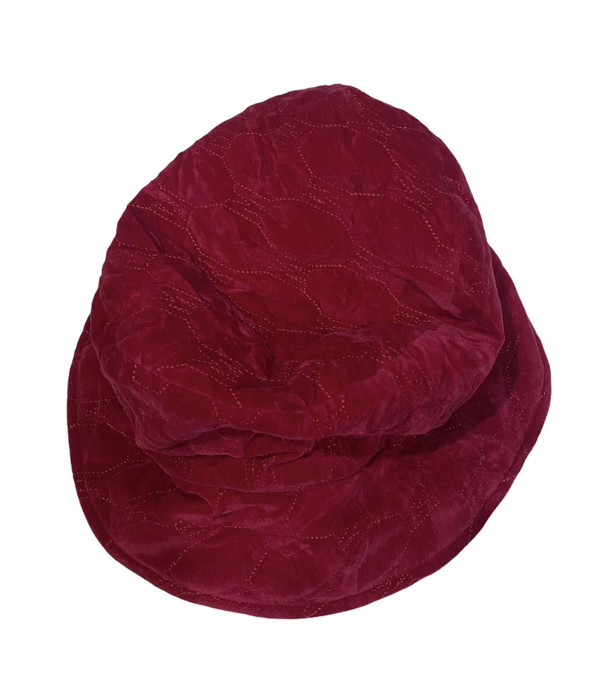 VINTAGE MOSCHINO CHEAP AND CHIC VELVET BUCKET HAT / HAT - 2