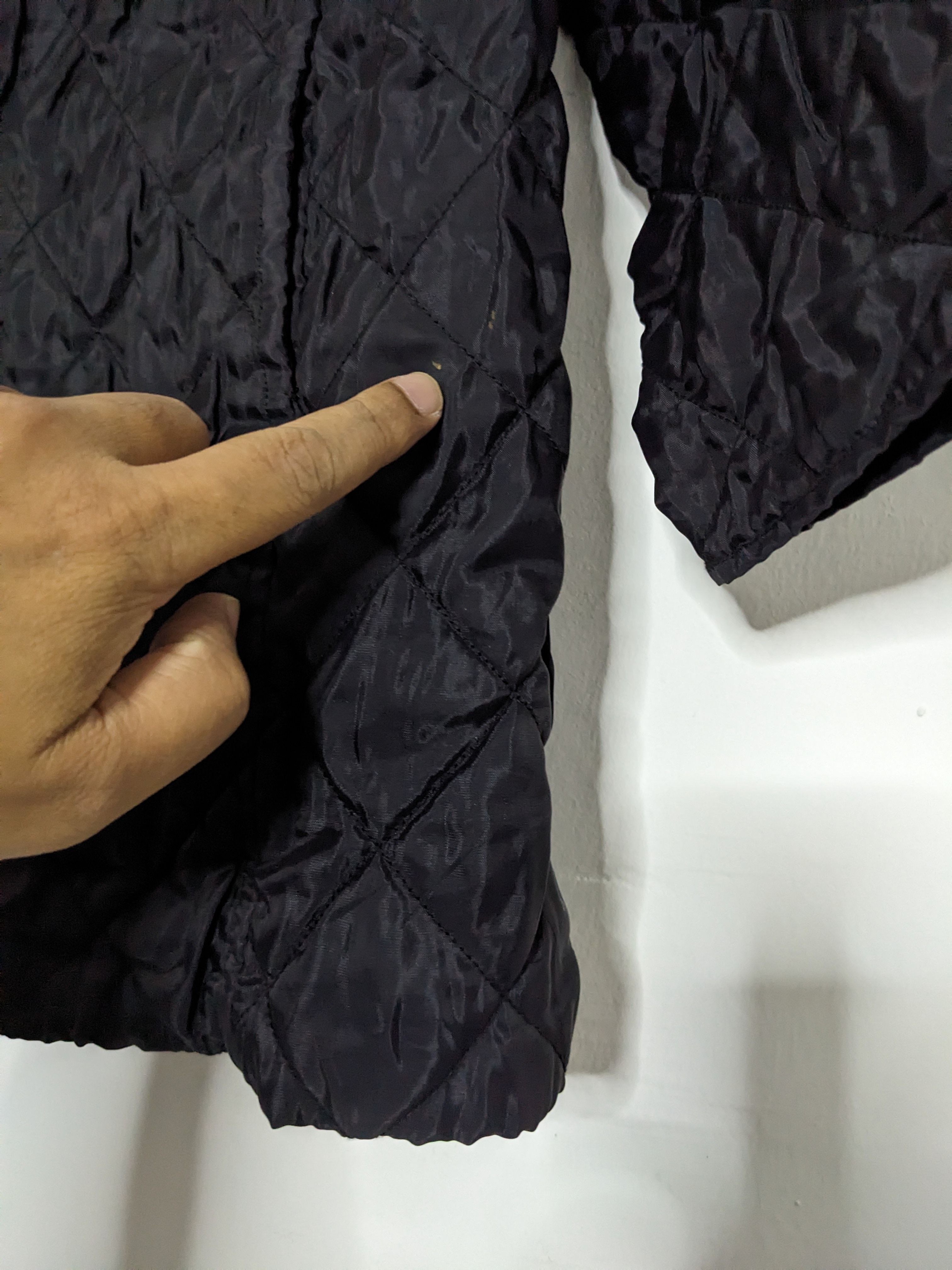 Issey Miyake HaaT Womens Quilted Jacket Black Nylon Japan - 8