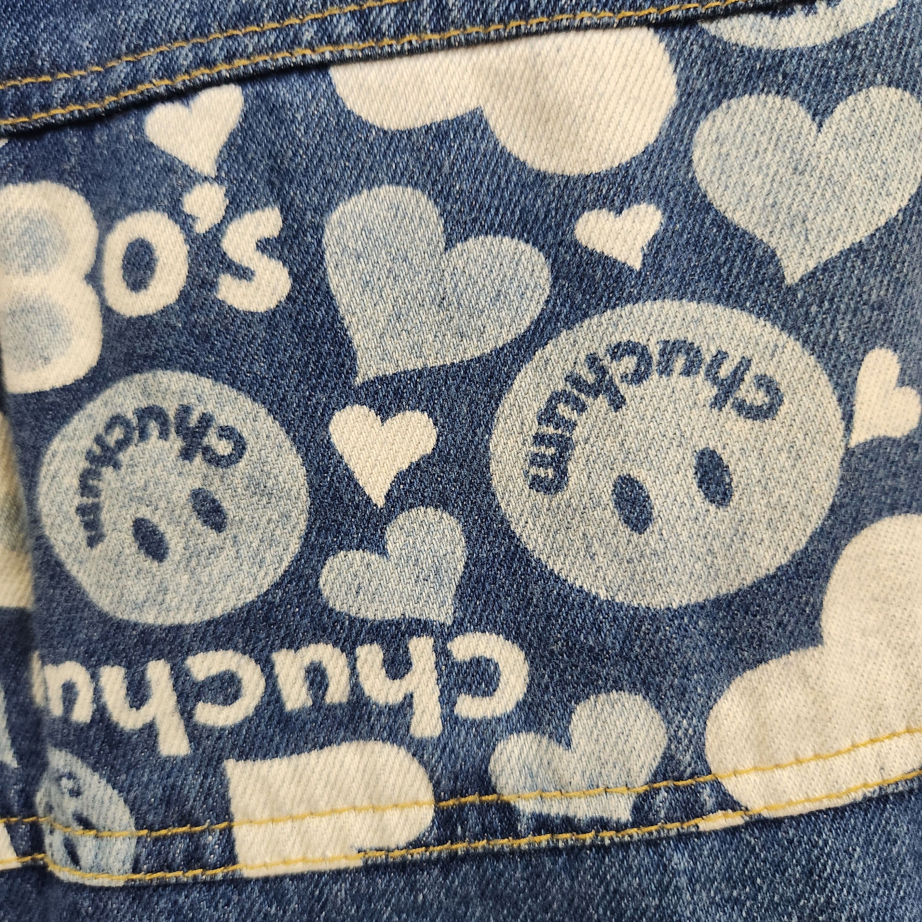 Disco 80s Chuchum Patches Denim Vintage Jeans Japan - 6