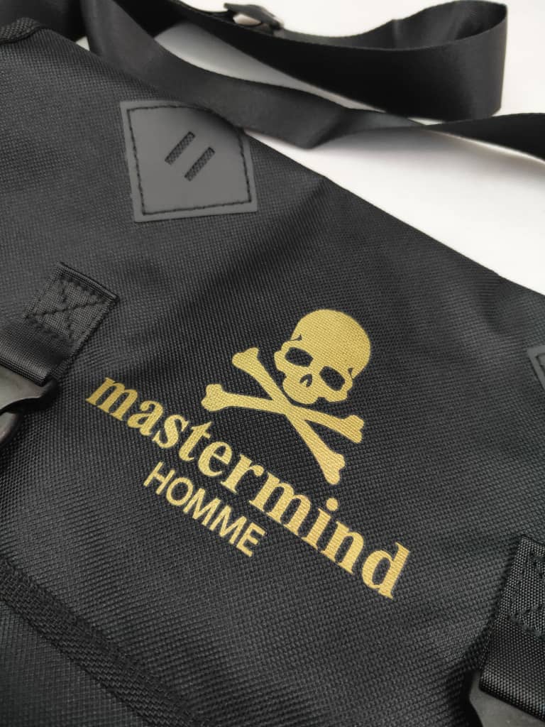 Mastermind Japan Messenger Campus Bag Gold Logo - 4