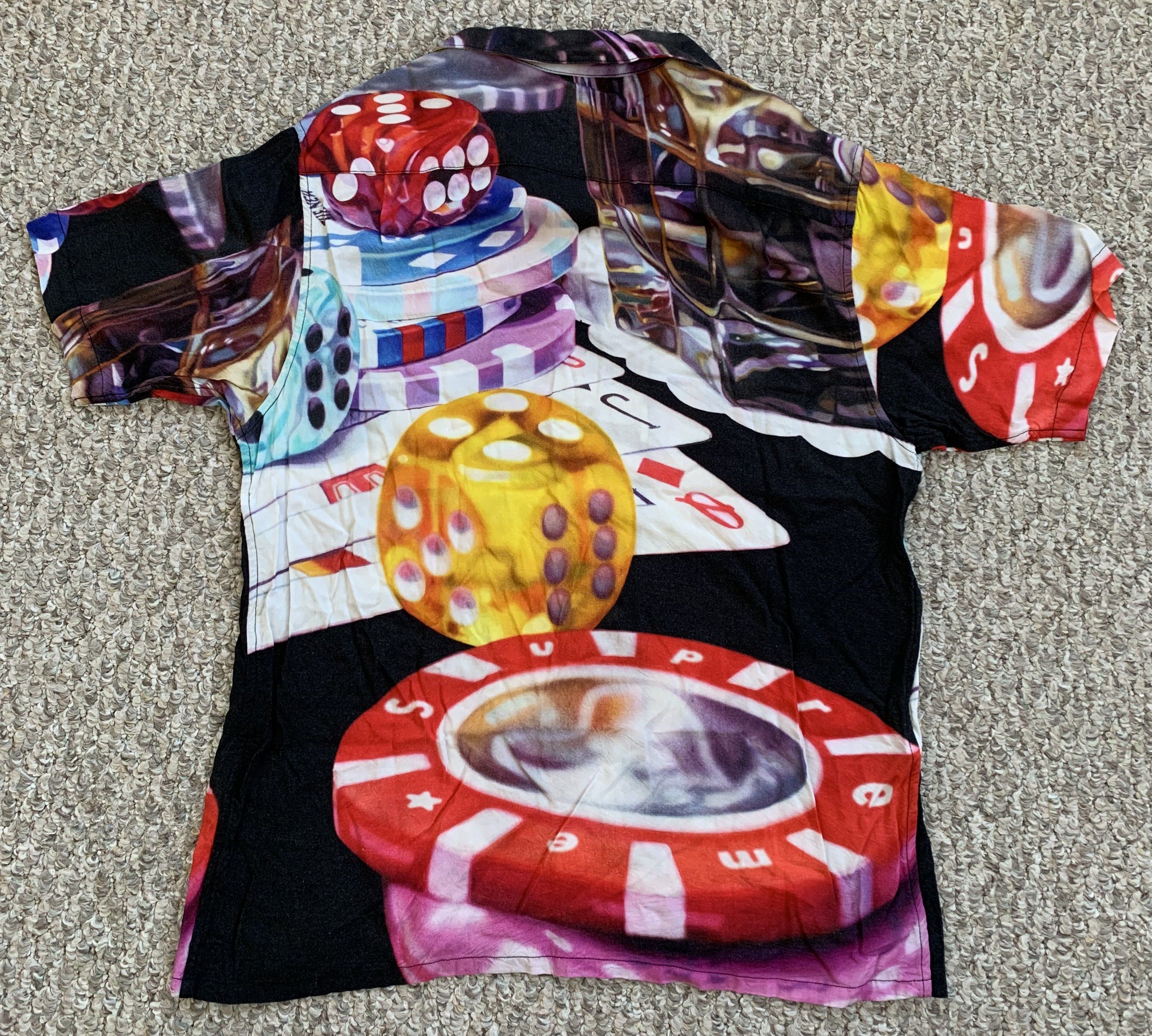 F/W 2018 Supreme Casino Rayon Shirt size small - 4