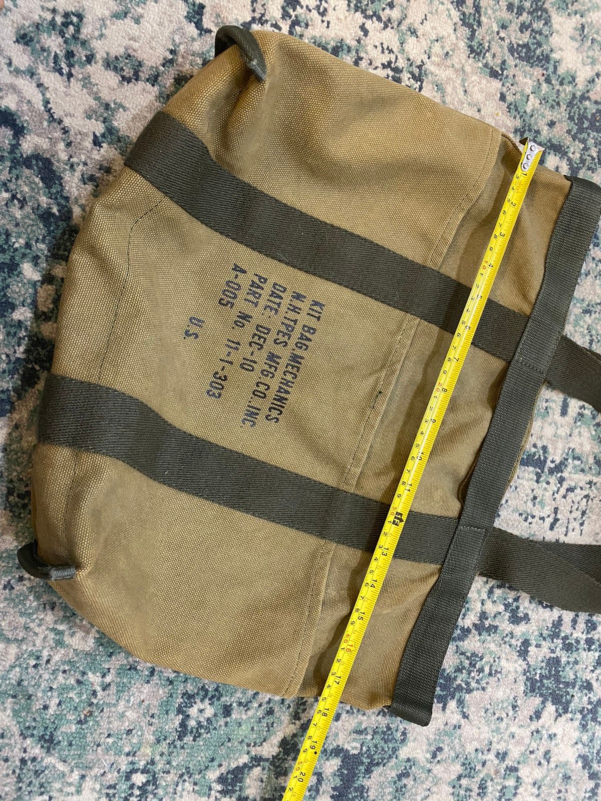 N. Hoolywood Japan Army Mechanic Kit Canvas Bag - 5