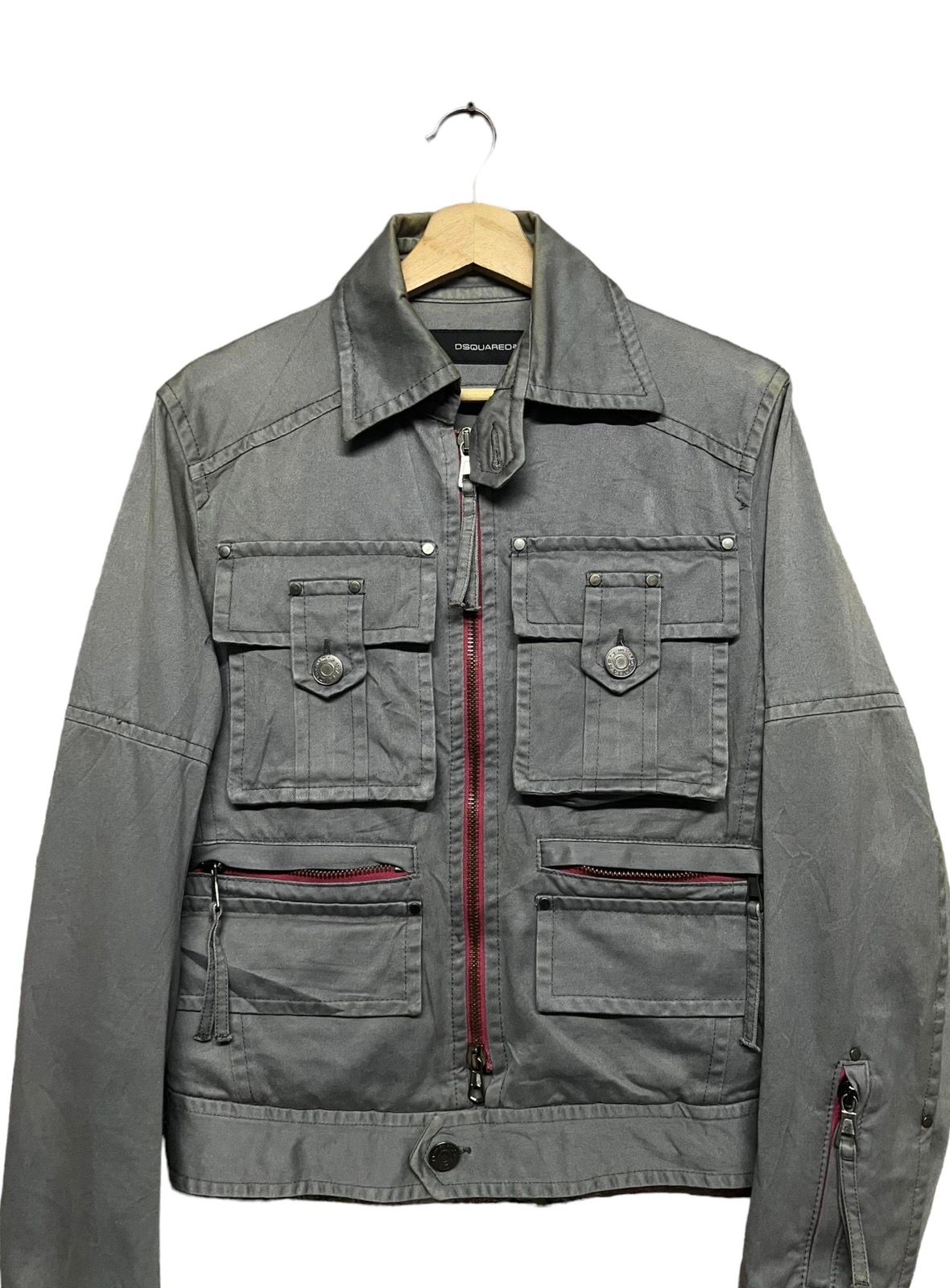 Dsquared2 Italy Bikers Multipocket Jacket - 6