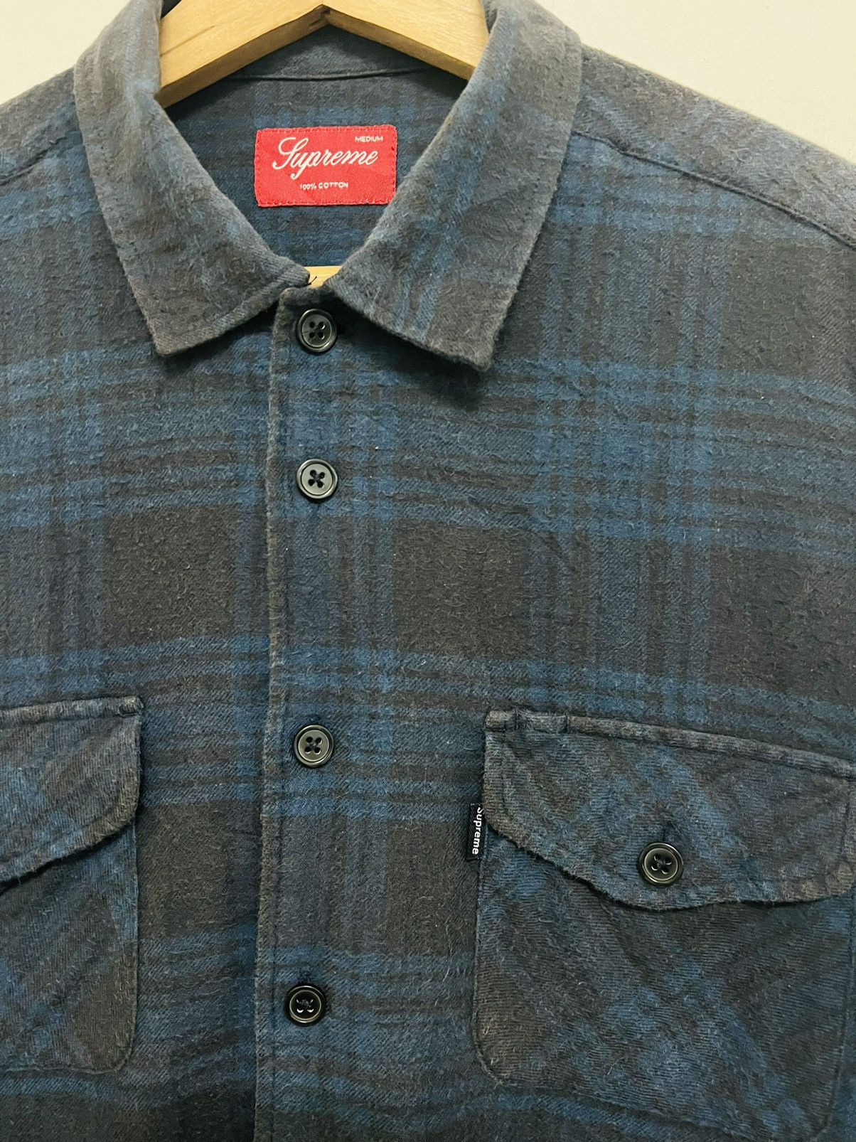 Supreme Plaid Flannel Workshirt - 4