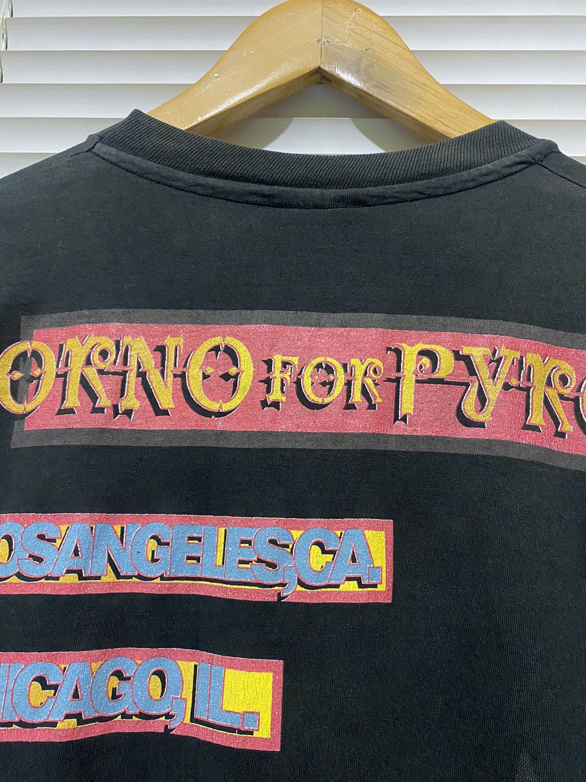 Vintage 90s Porno for Pyros US Tour Graphic T-Shirt Rare L - 11
