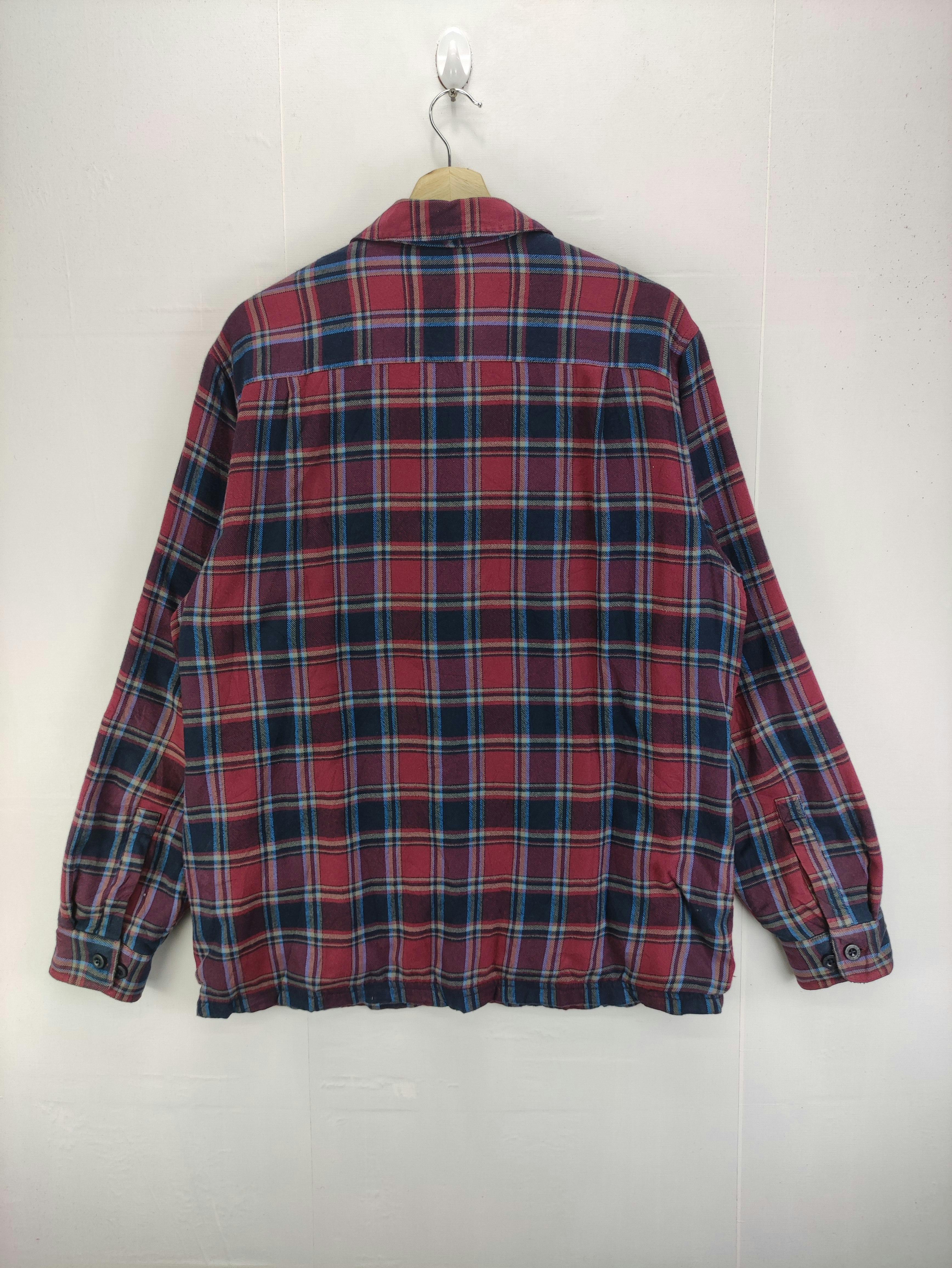 Vintage L.L.Bean Flannel Lining Fleece Button Up - 11